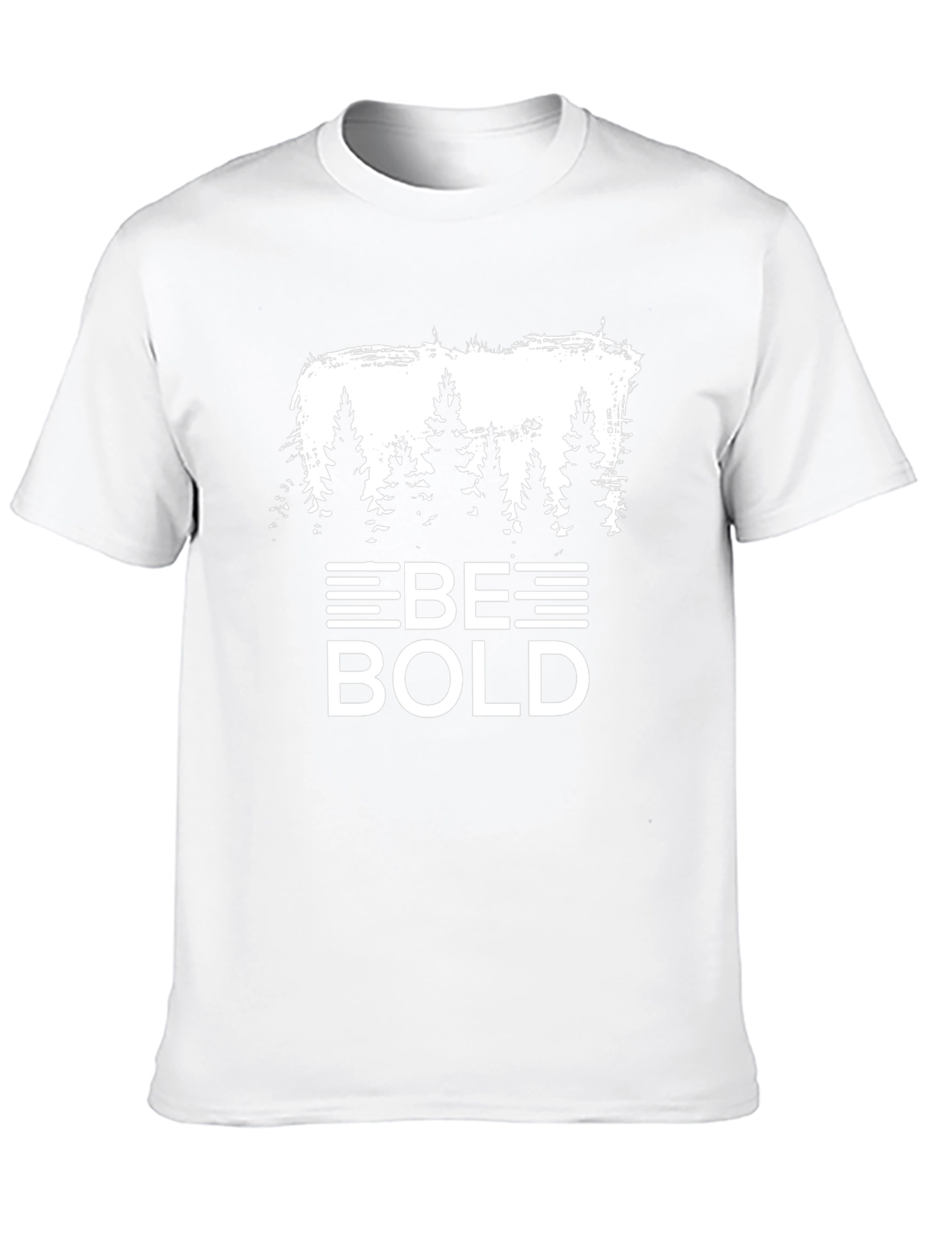 Be Bold Forest Graphic Tee - Black