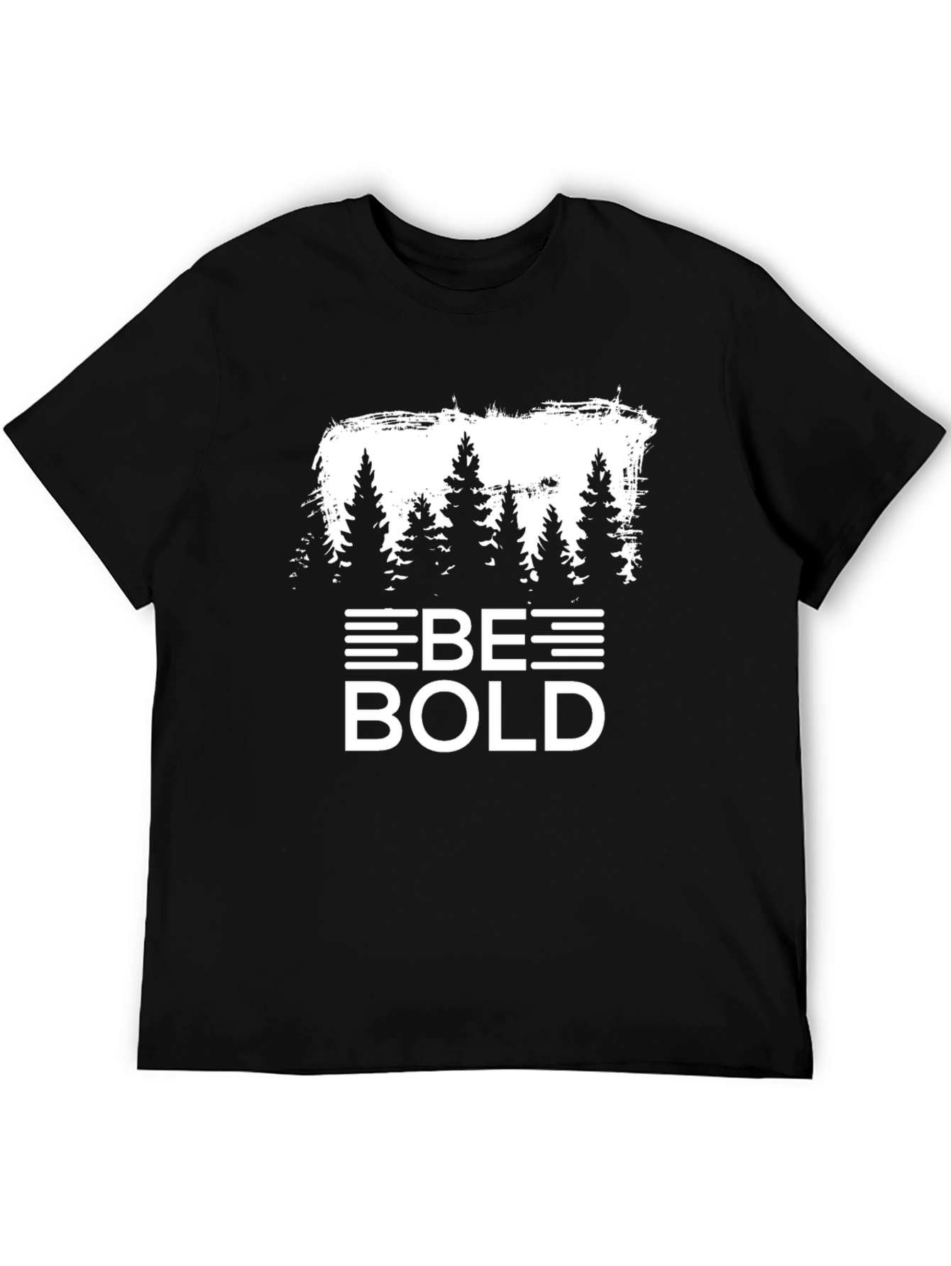 Be Bold Forest Graphic Tee - Black