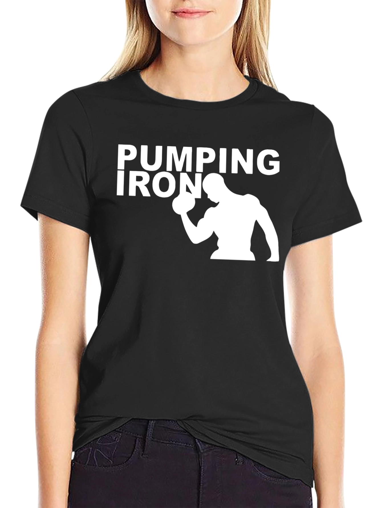 Pumping Iron Gym T-Shirt - Bodybuilding Fitness Tee
