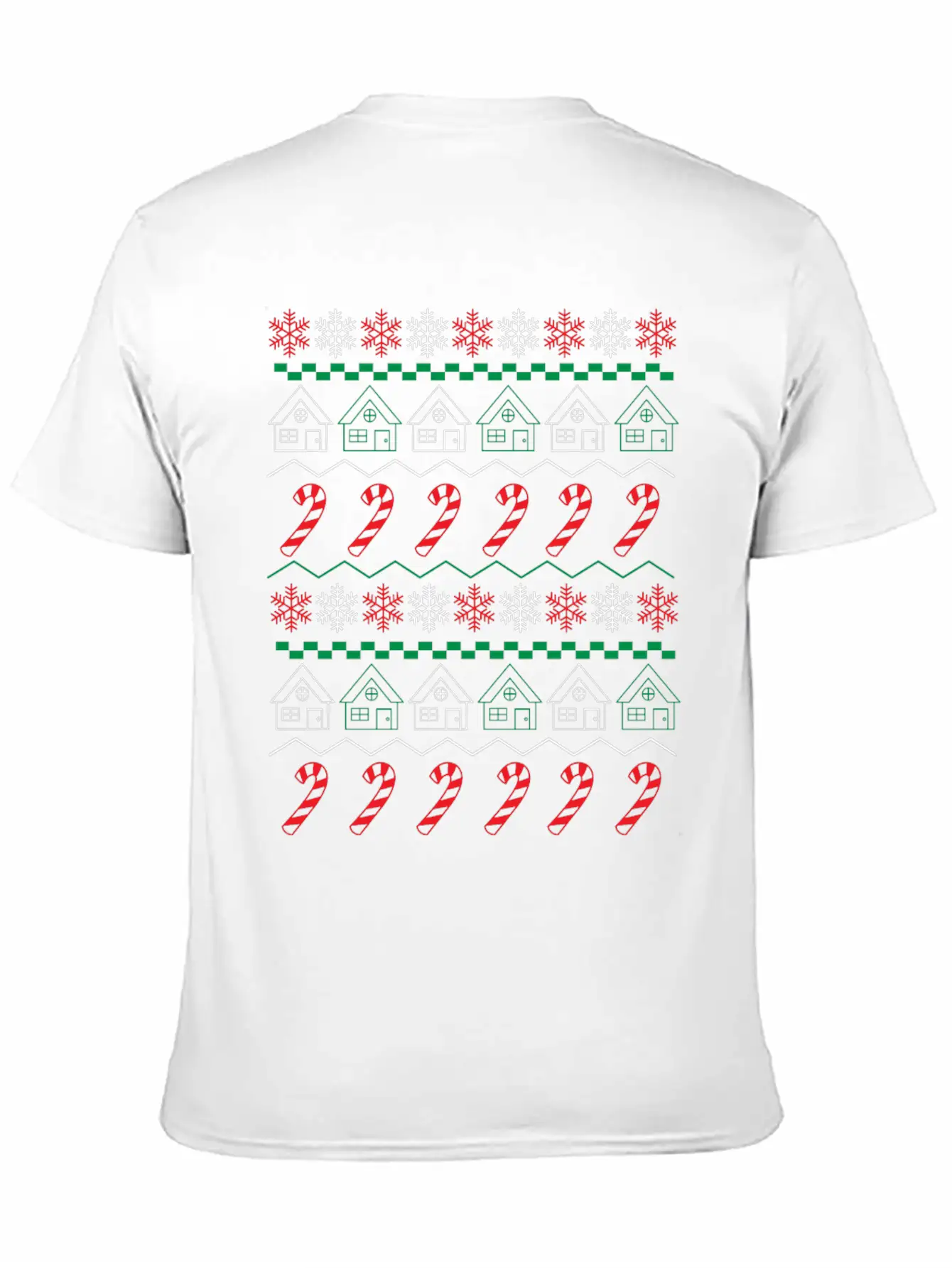 XMAS HOUSE Lightweight Cotton T-Shirt – Daily Comfort Graphic Shirt
