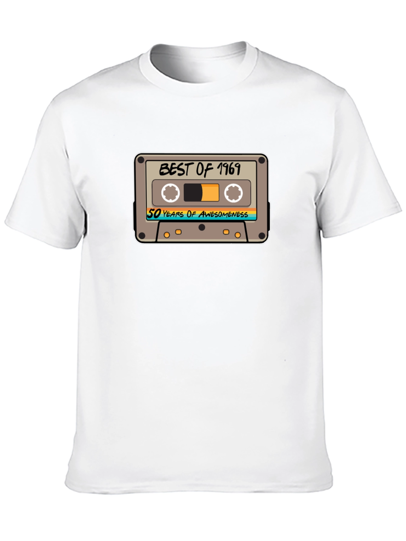Best of 1969 50 Years Awesome Cassette Tape T-Shirt