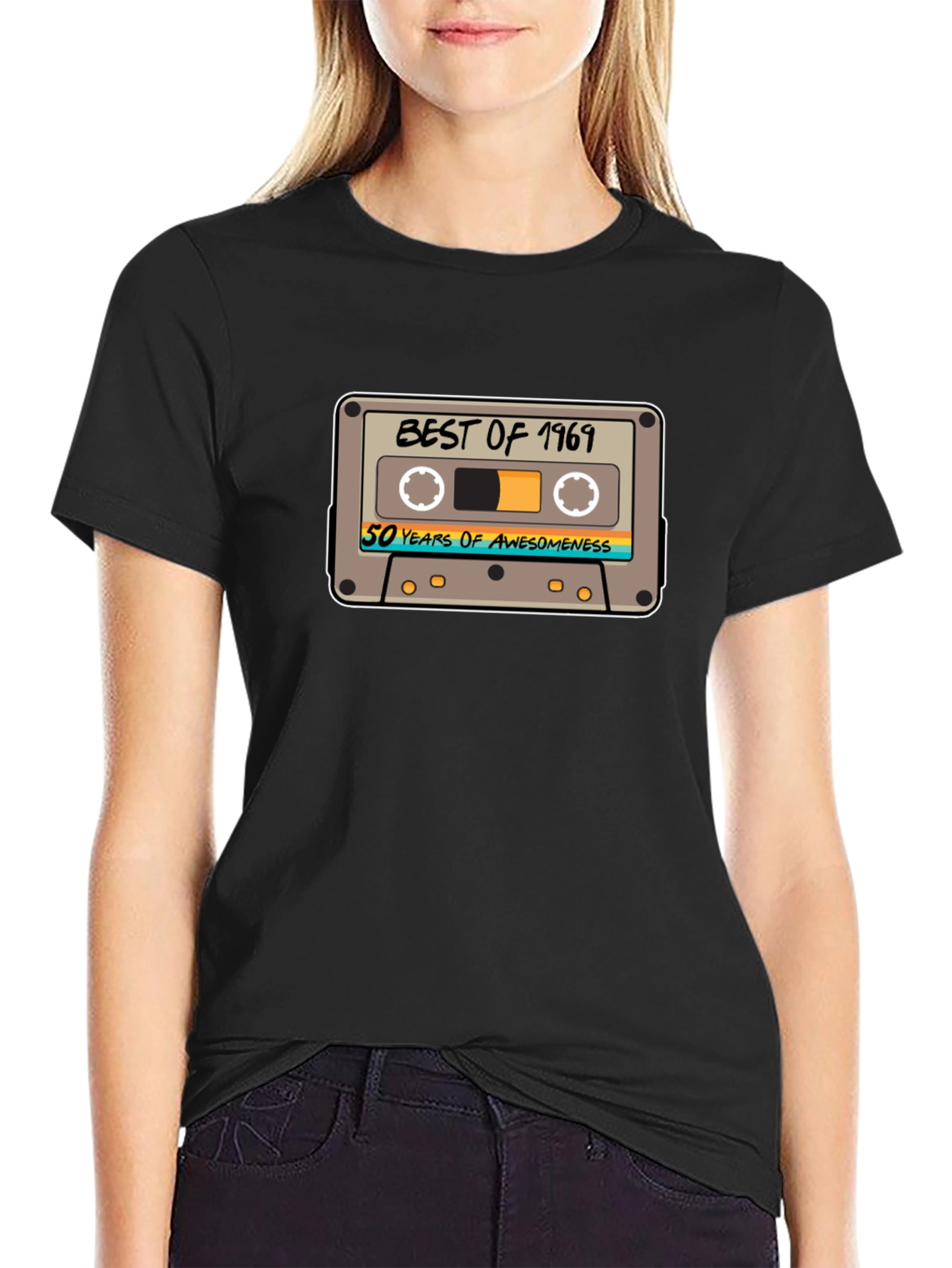 Best of 1969 50 Years Awesome Cassette Tape T-Shirt