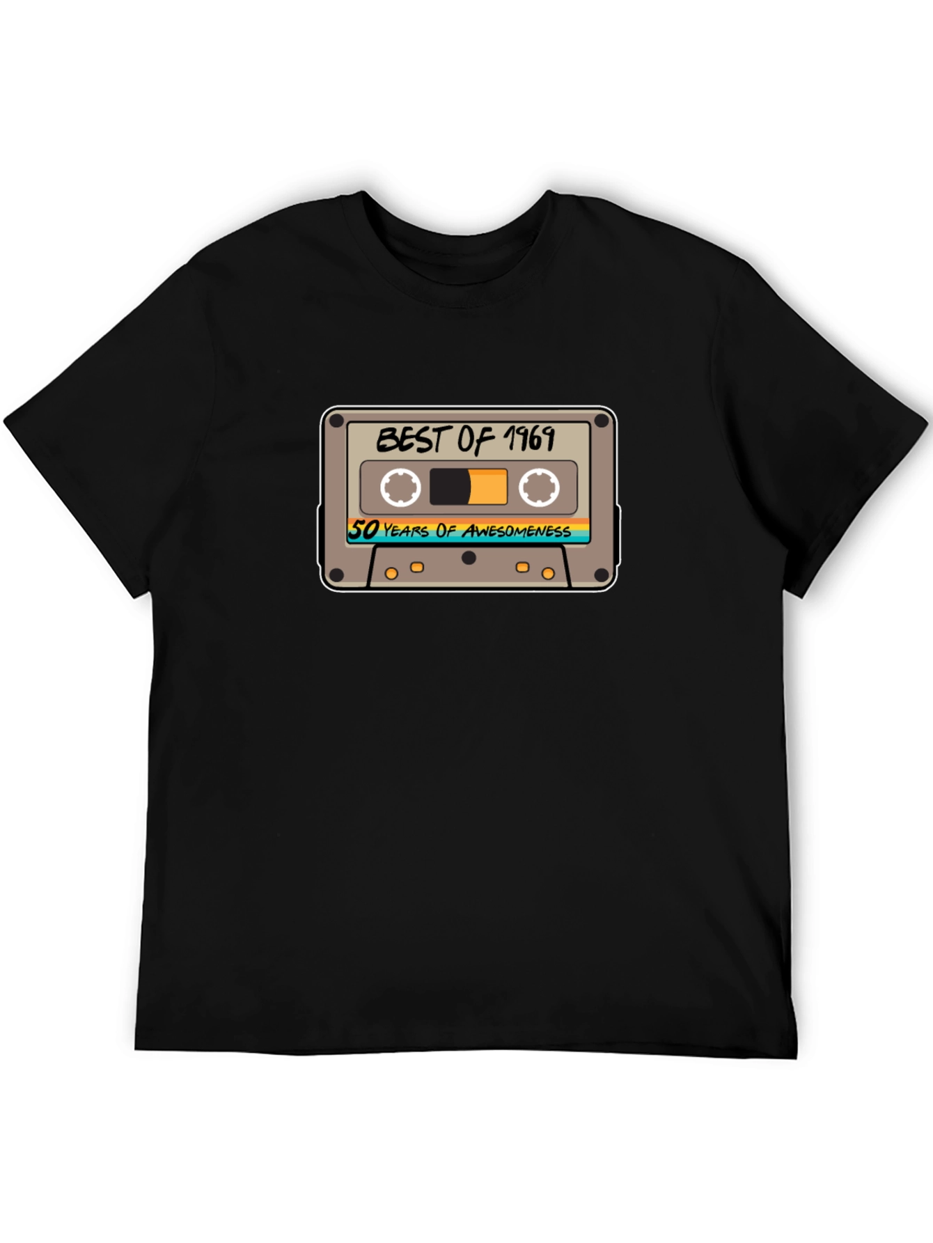 Best of 1969 50 Years Awesome Cassette Tape T-Shirt