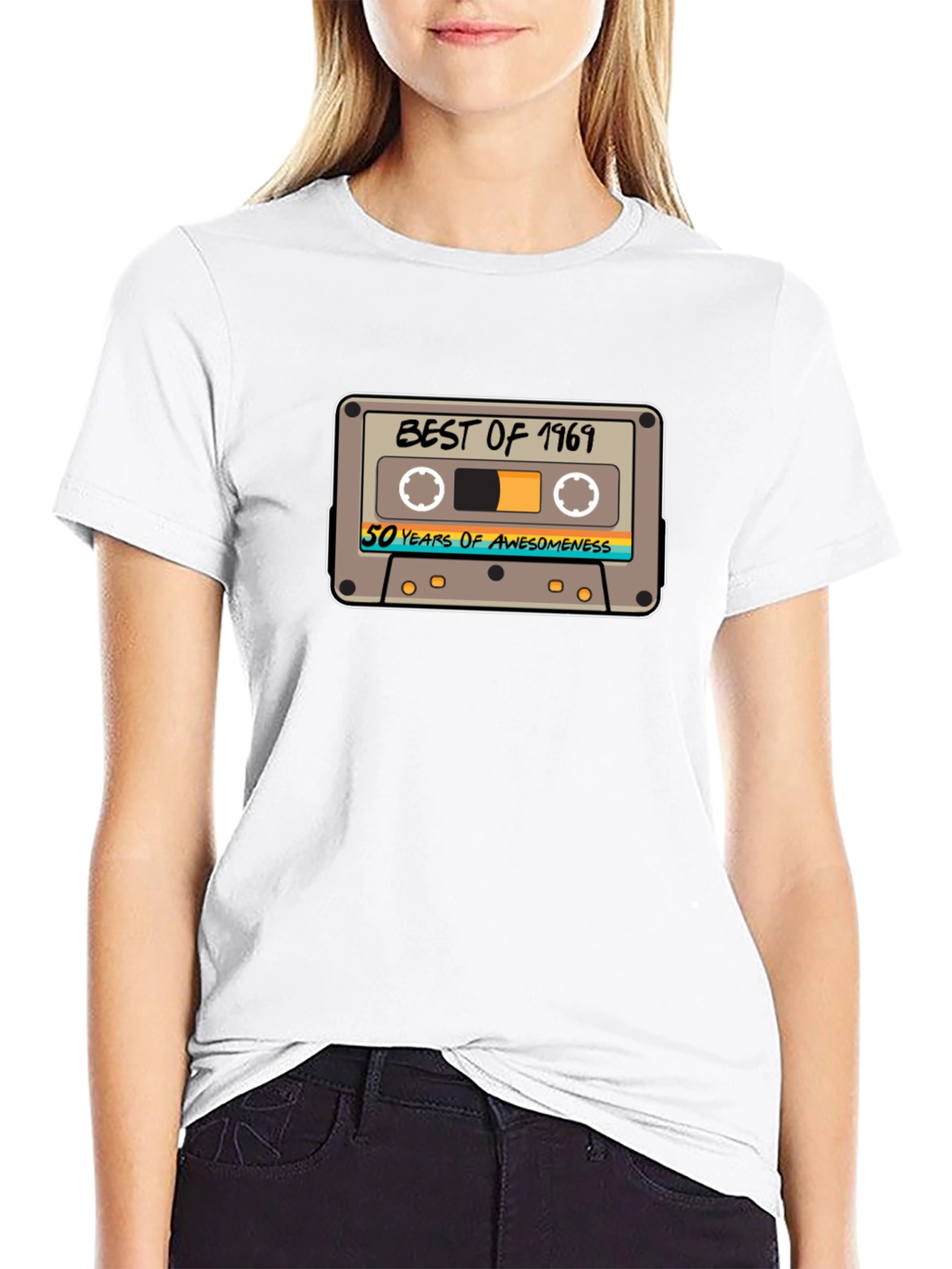 Best of 1969 50 Years Awesome Cassette Tape T-Shirt