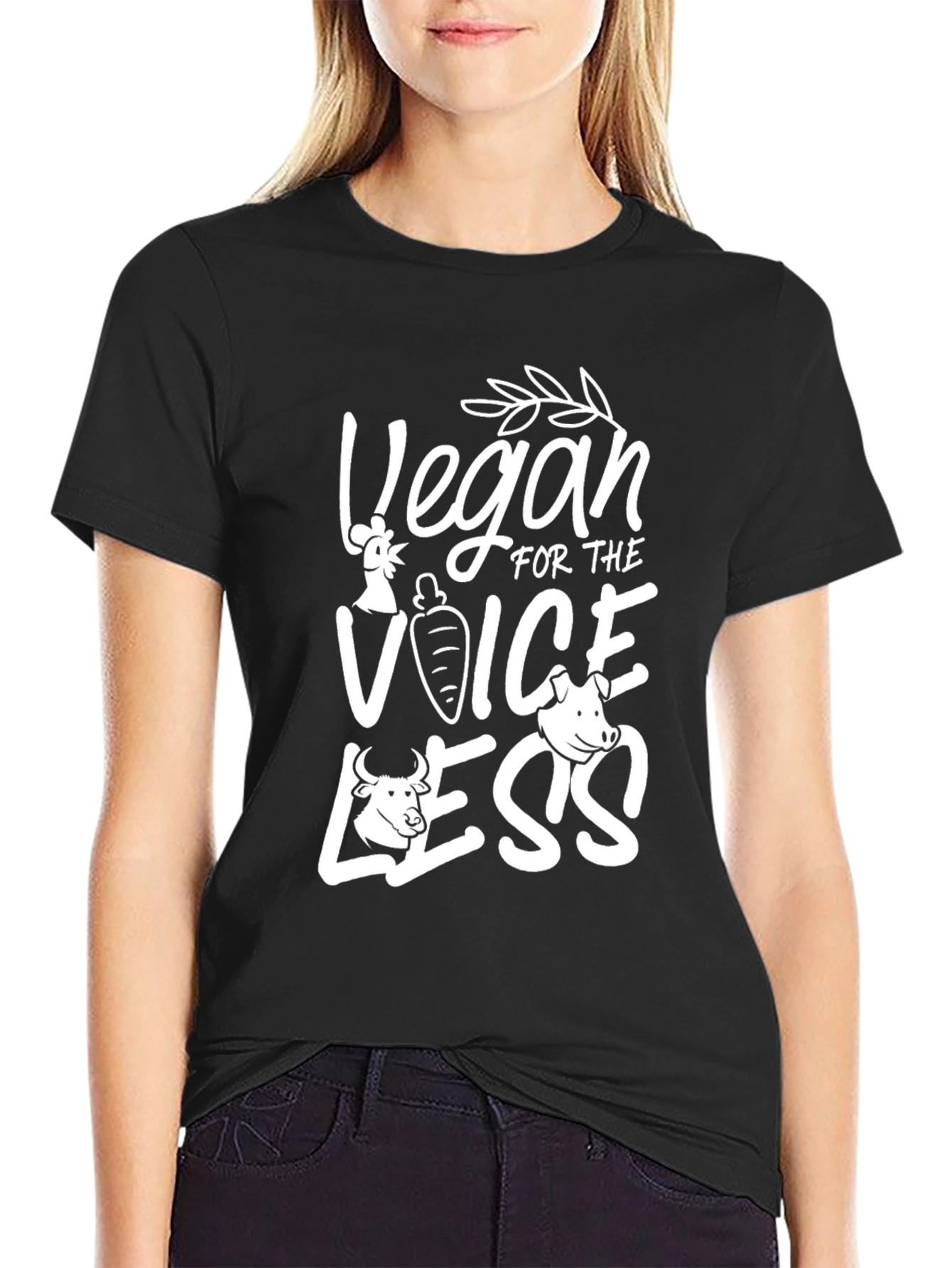 Vegan for the Voiceless Graphic T-Shirt