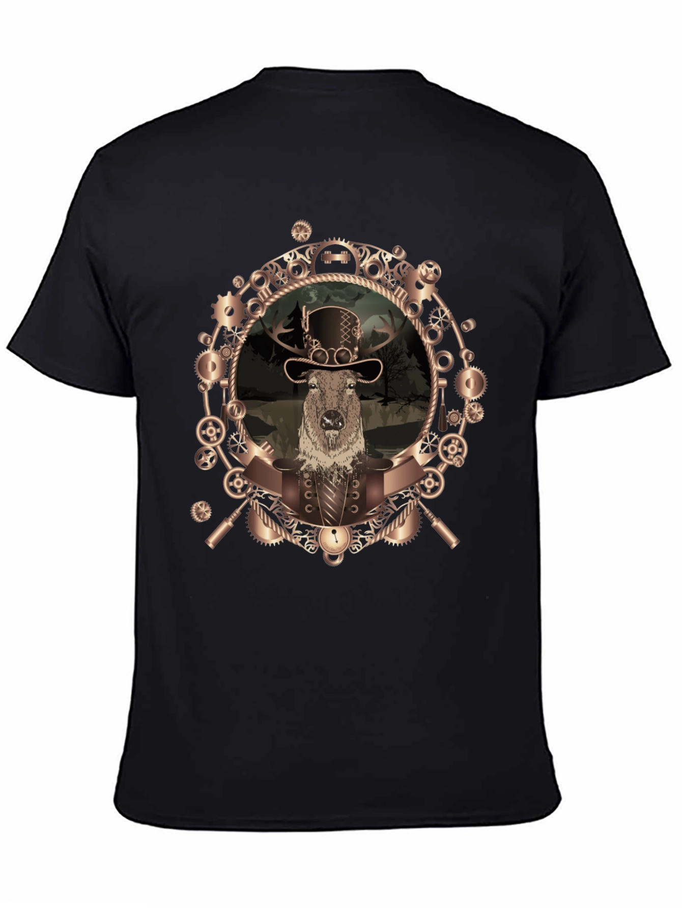 Steampunk Beaver T-Shirt - Unique Graphic Tee