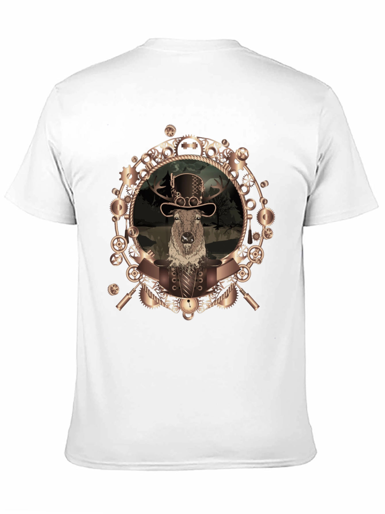 Steampunk Beaver T-Shirt - Unique Graphic Tee