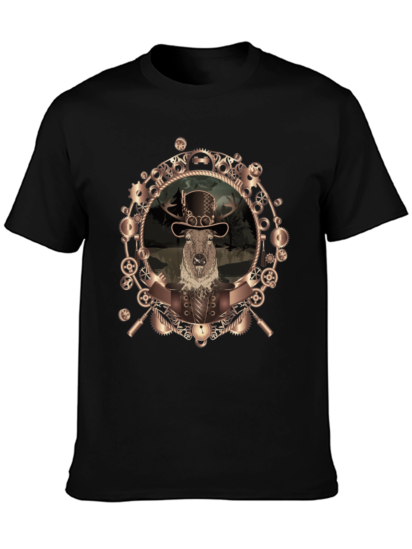 Steampunk Beaver T-Shirt - Unique Graphic Tee
