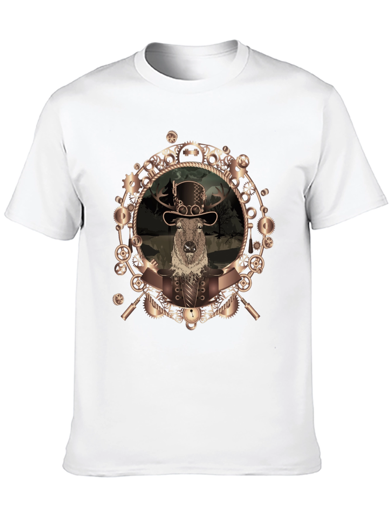 Steampunk Beaver T-Shirt - Unique Graphic Tee