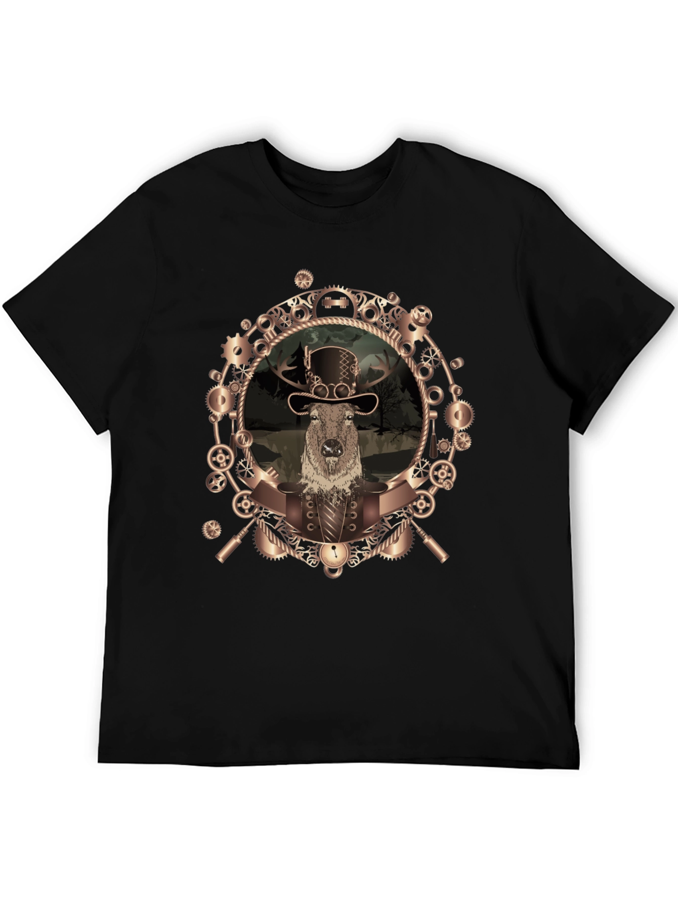 Steampunk Beaver T-Shirt - Unique Graphic Tee