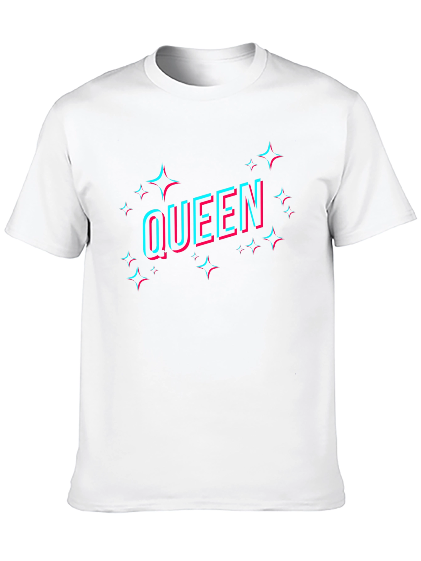 Queen Graphic Tee - Black Cotton Blend