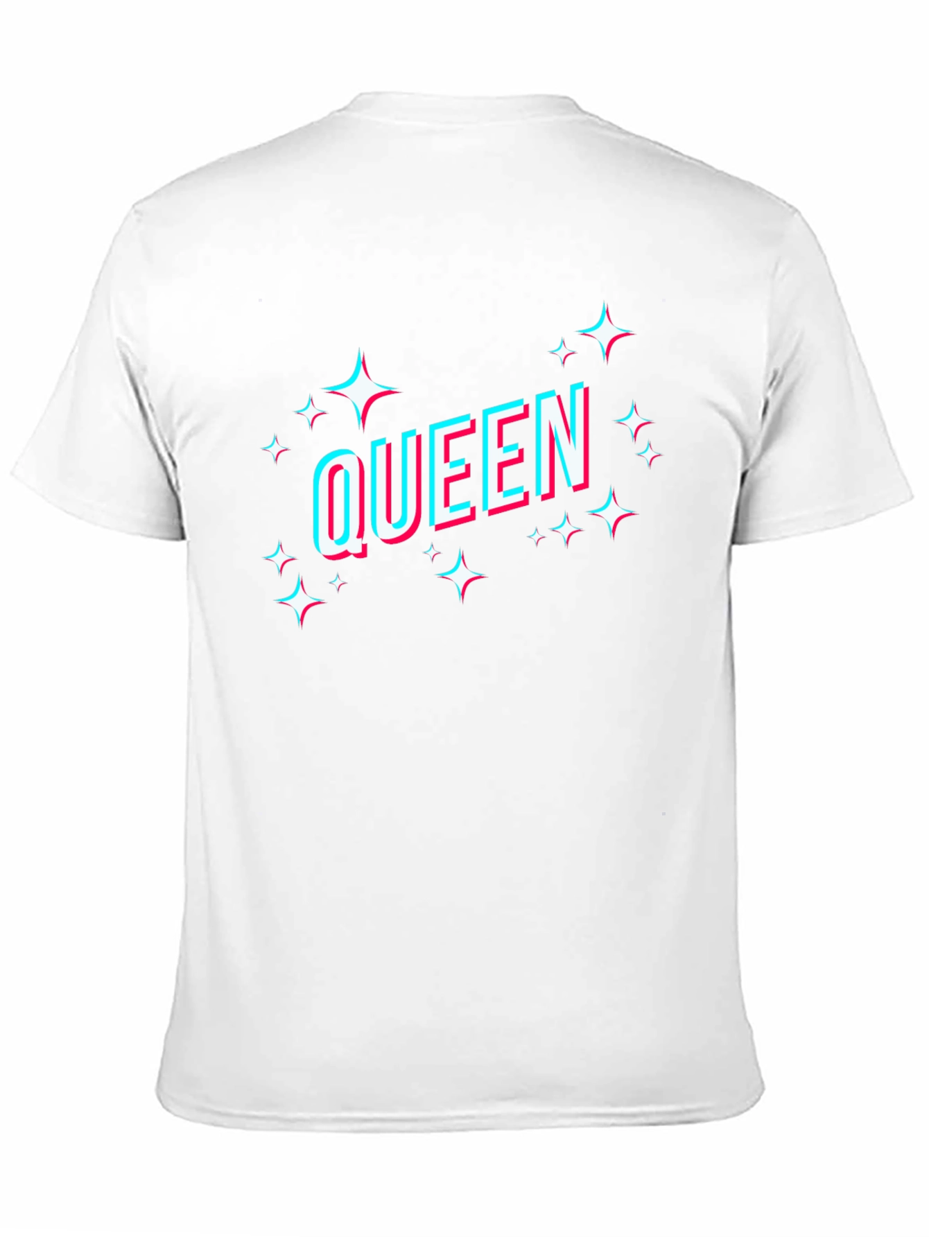Queen Graphic Tee - Black Cotton Blend