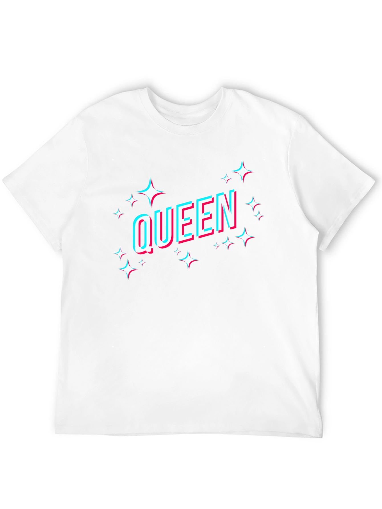 Queen Graphic Tee - Black Cotton Blend