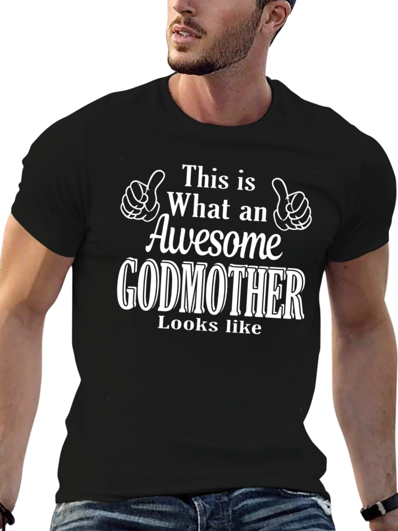Awesome Godmother T-Shirt - Perfect Gift!