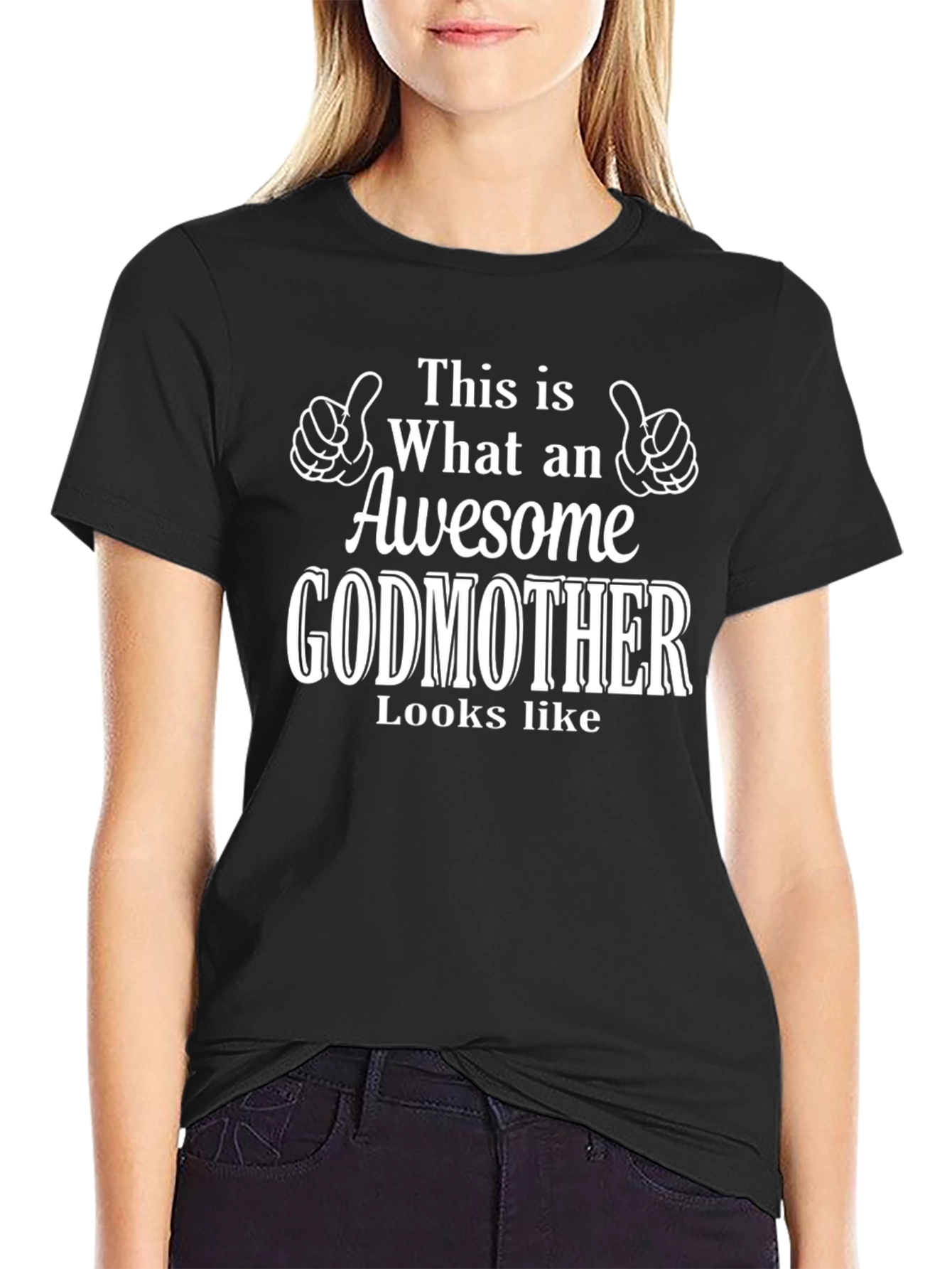 Awesome Godmother T-Shirt - Perfect Gift!