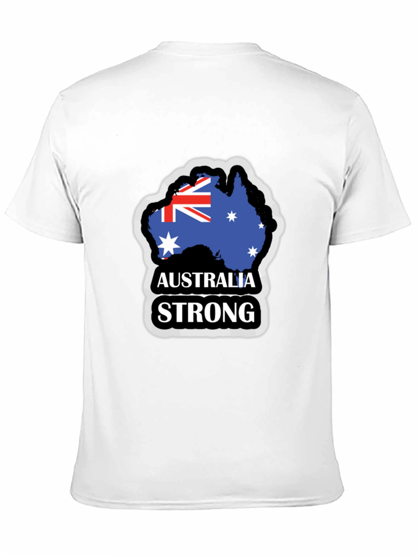 Australia Strong Mens Black T-Shirt