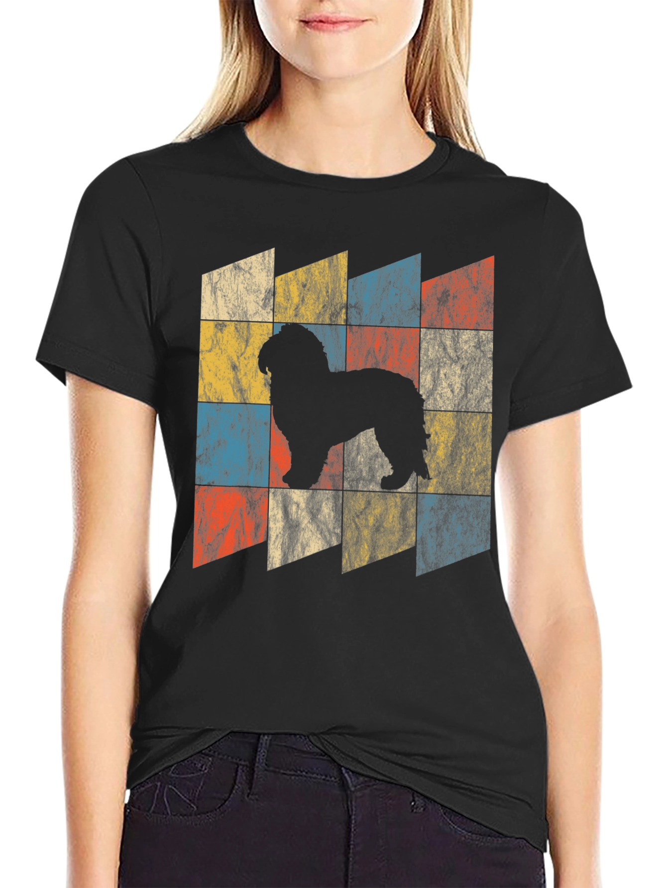 Retro Dog Silhouette T-Shirt