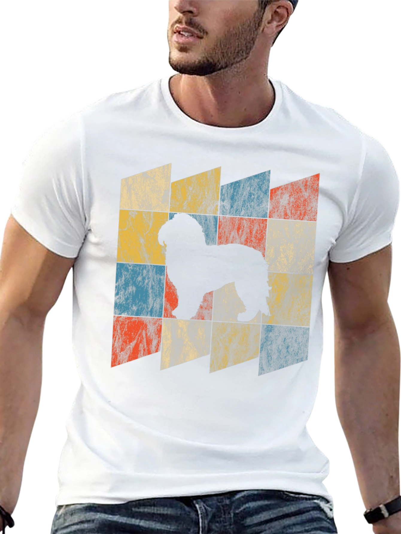 Retro Dog Silhouette T-Shirt