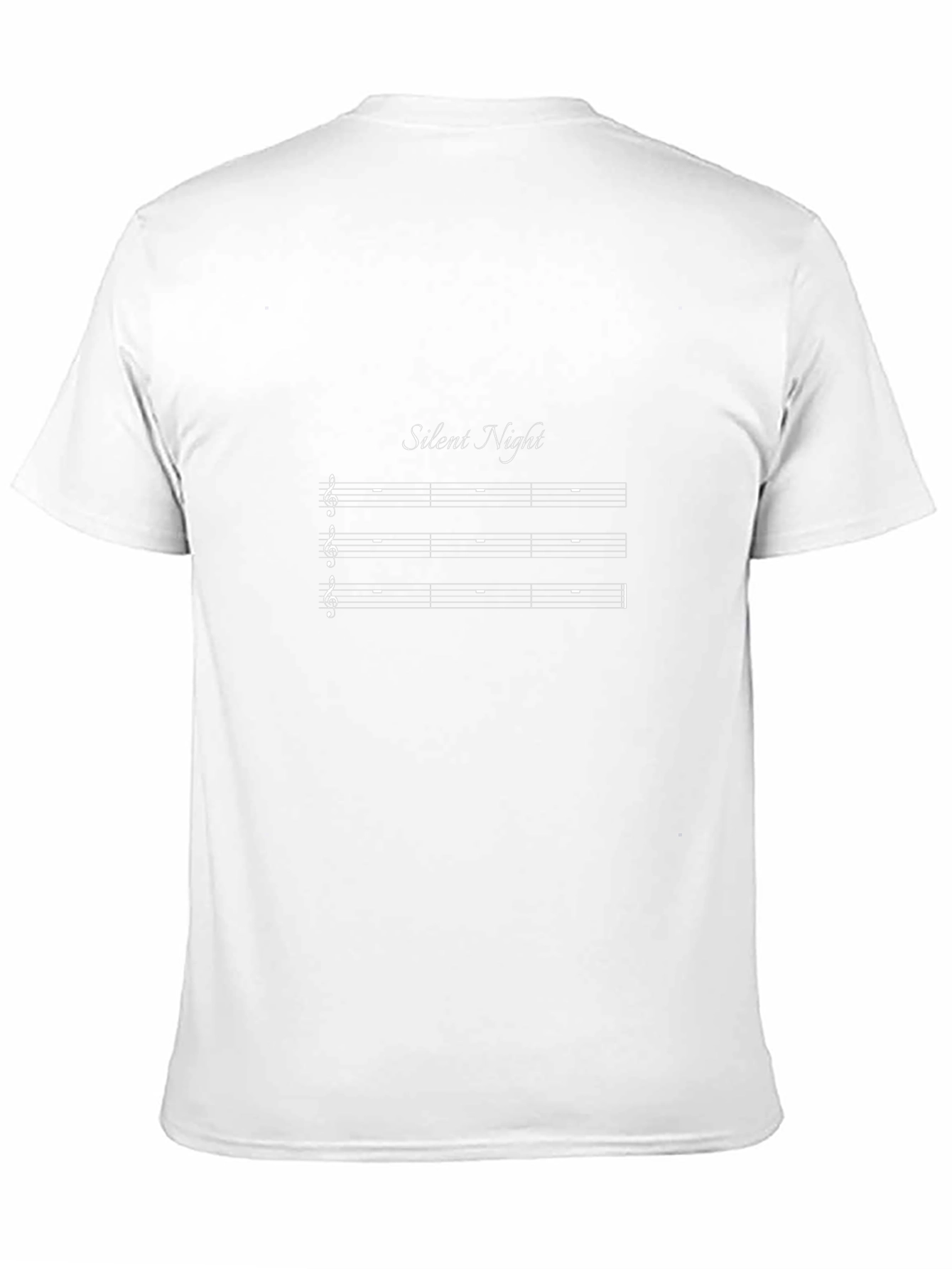 Silent Night Sheet Music Graphic T-Shirt