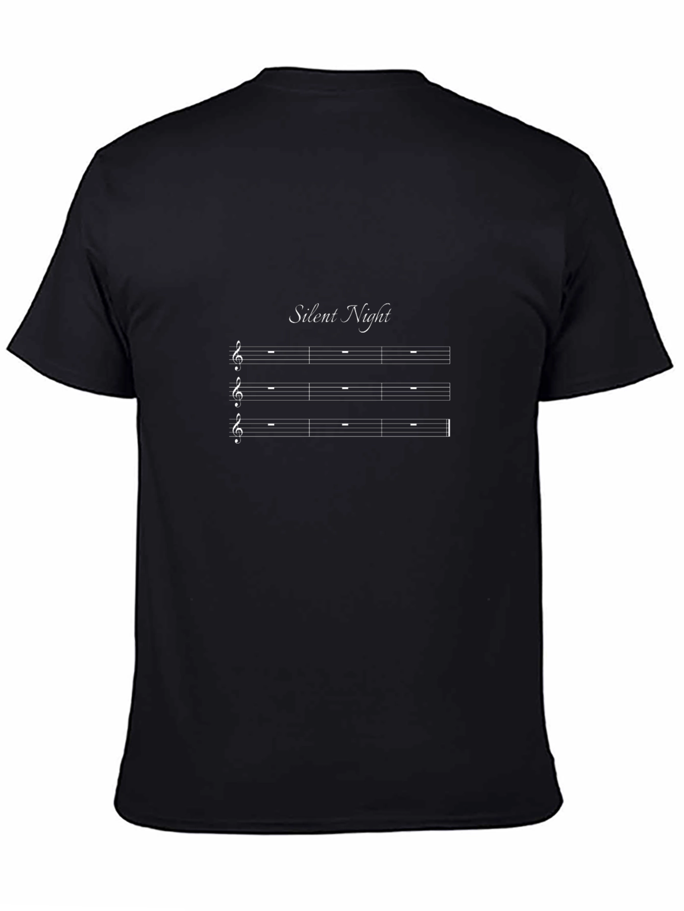 Silent Night Sheet Music Graphic T-Shirt