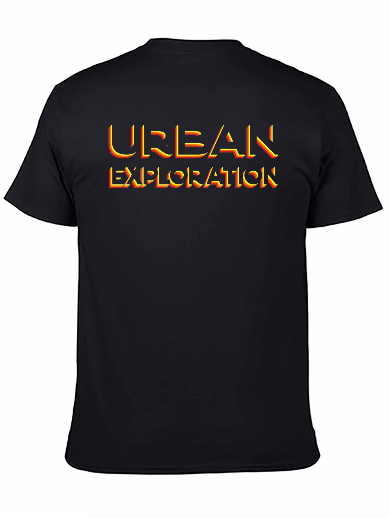 Urban Exploration Graphic Tee - Black