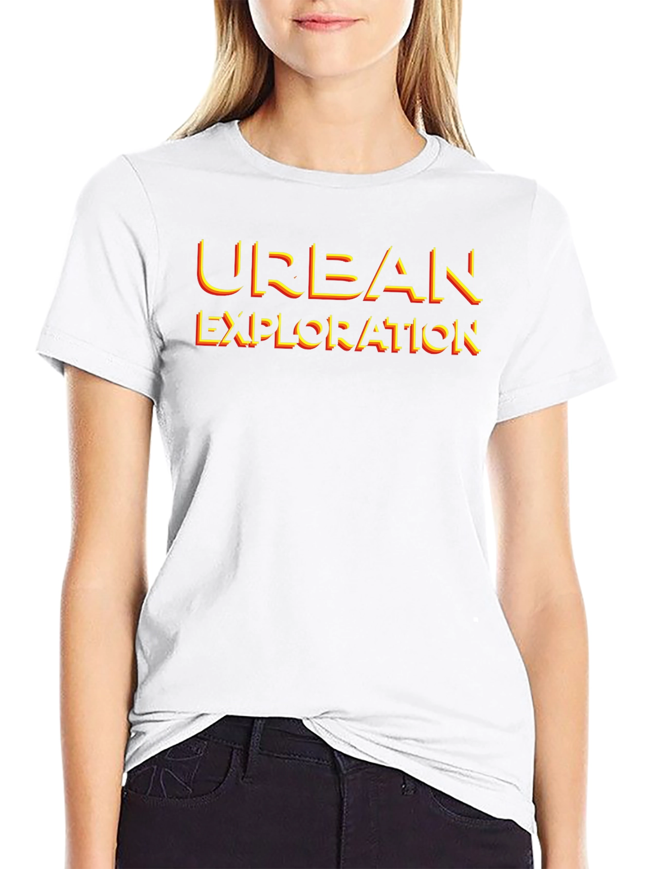 Urban Exploration Graphic Tee - Black
