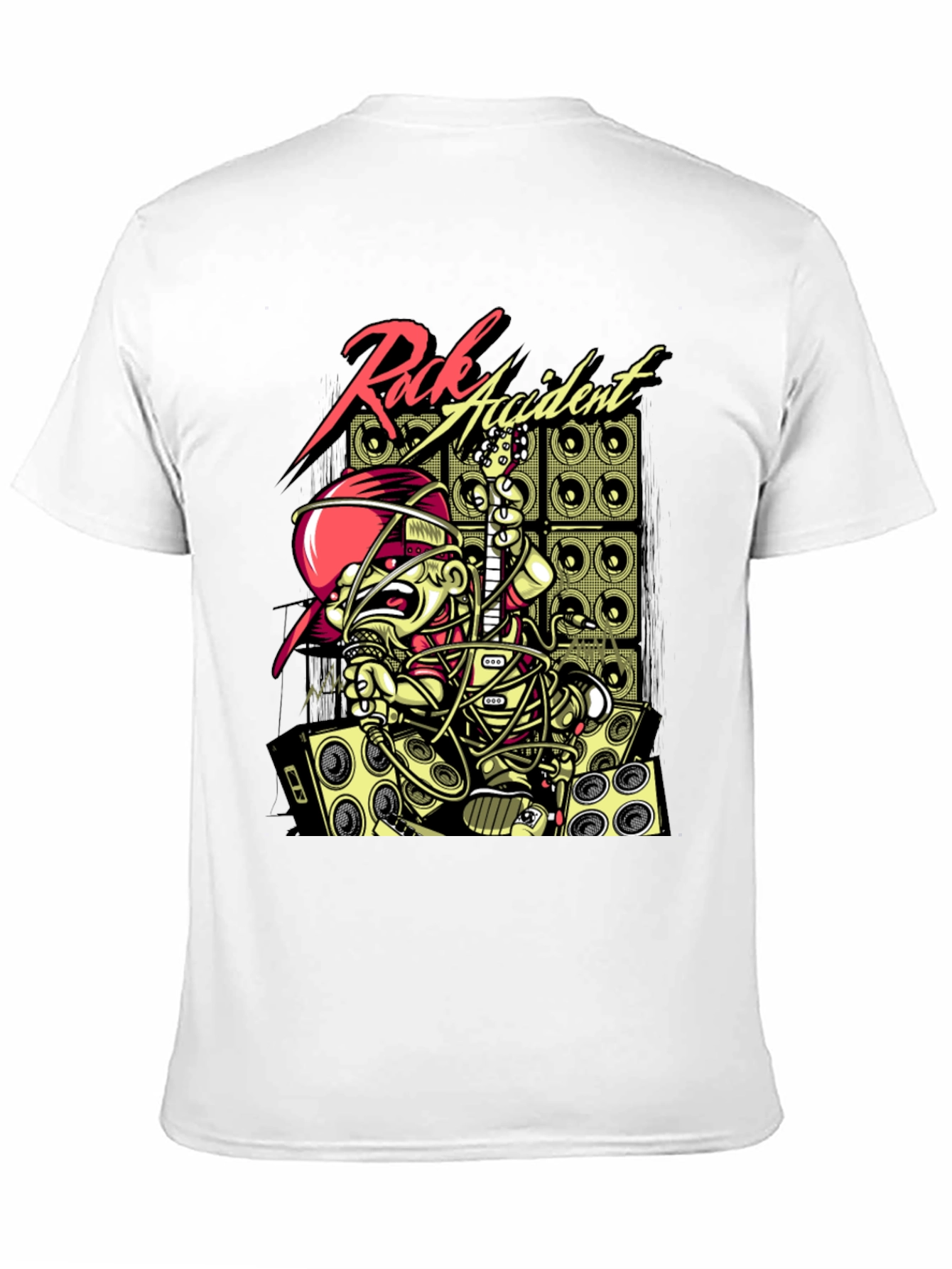 Rock Accident Graphic Print T-Shirt