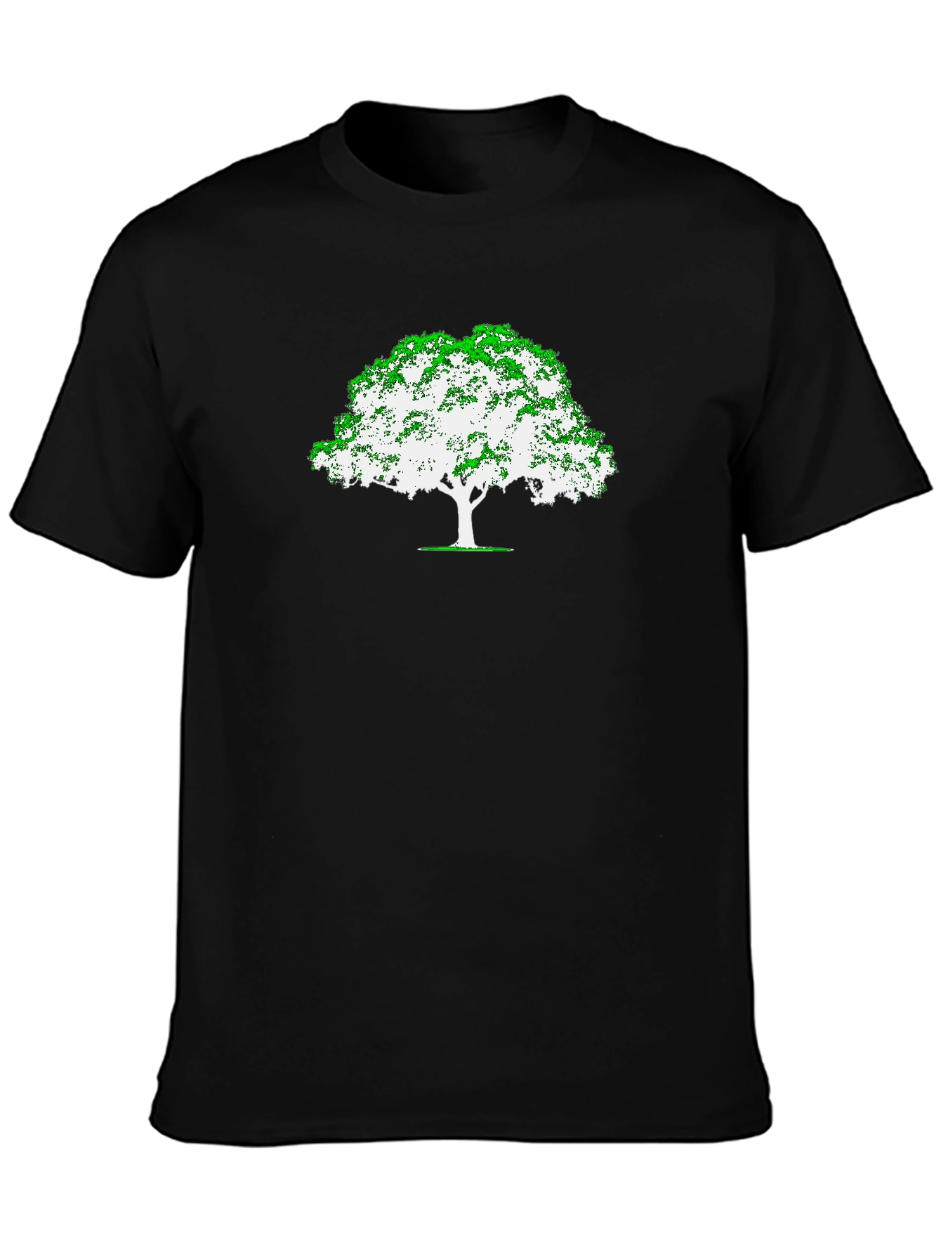 Black Tree Graphic Tee - Nature Inspired Design