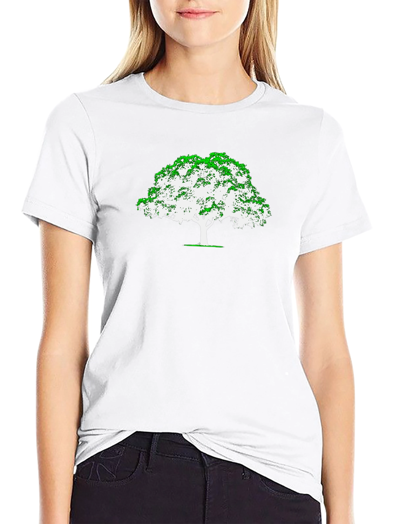 Black Tree Graphic Tee - Nature Inspired Design