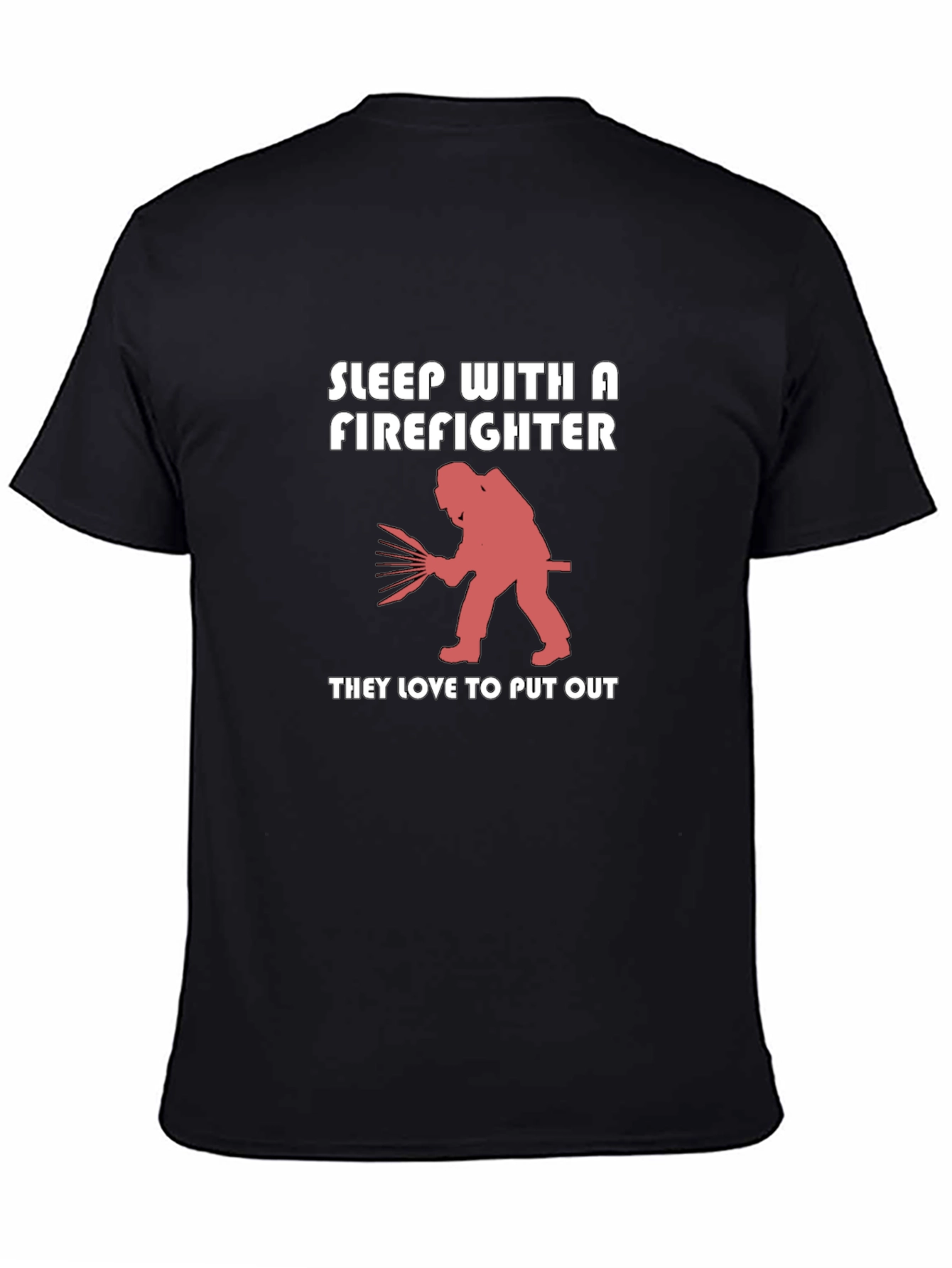 Sleep With Firefighter Graphic Tee