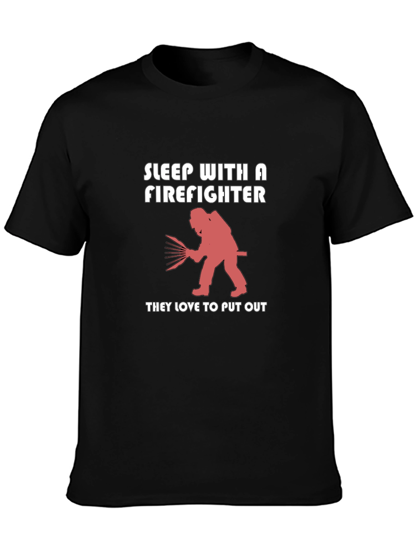 Sleep With Firefighter Graphic Tee