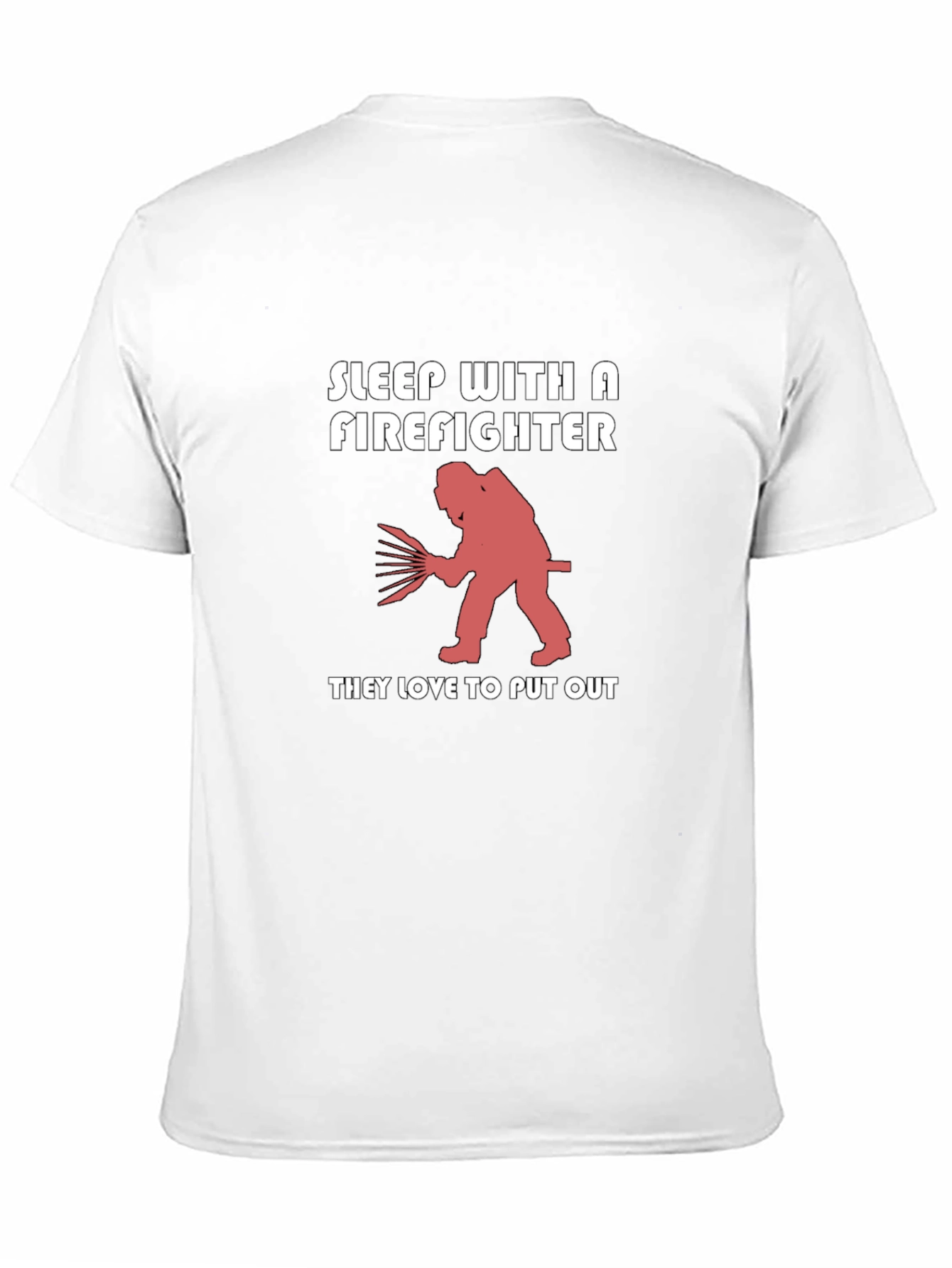 Sleep With Firefighter Graphic Tee