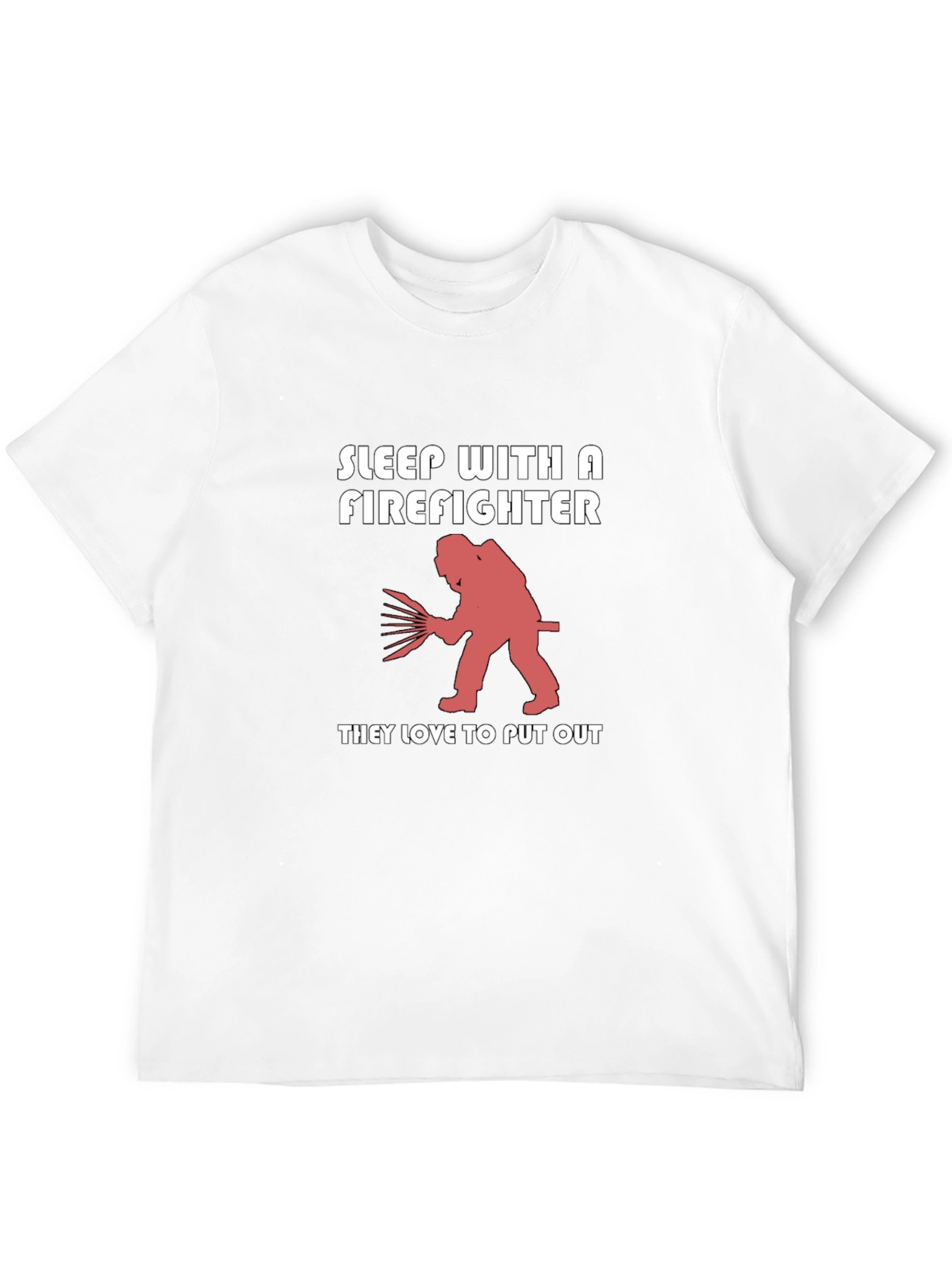 Sleep With Firefighter Graphic Tee