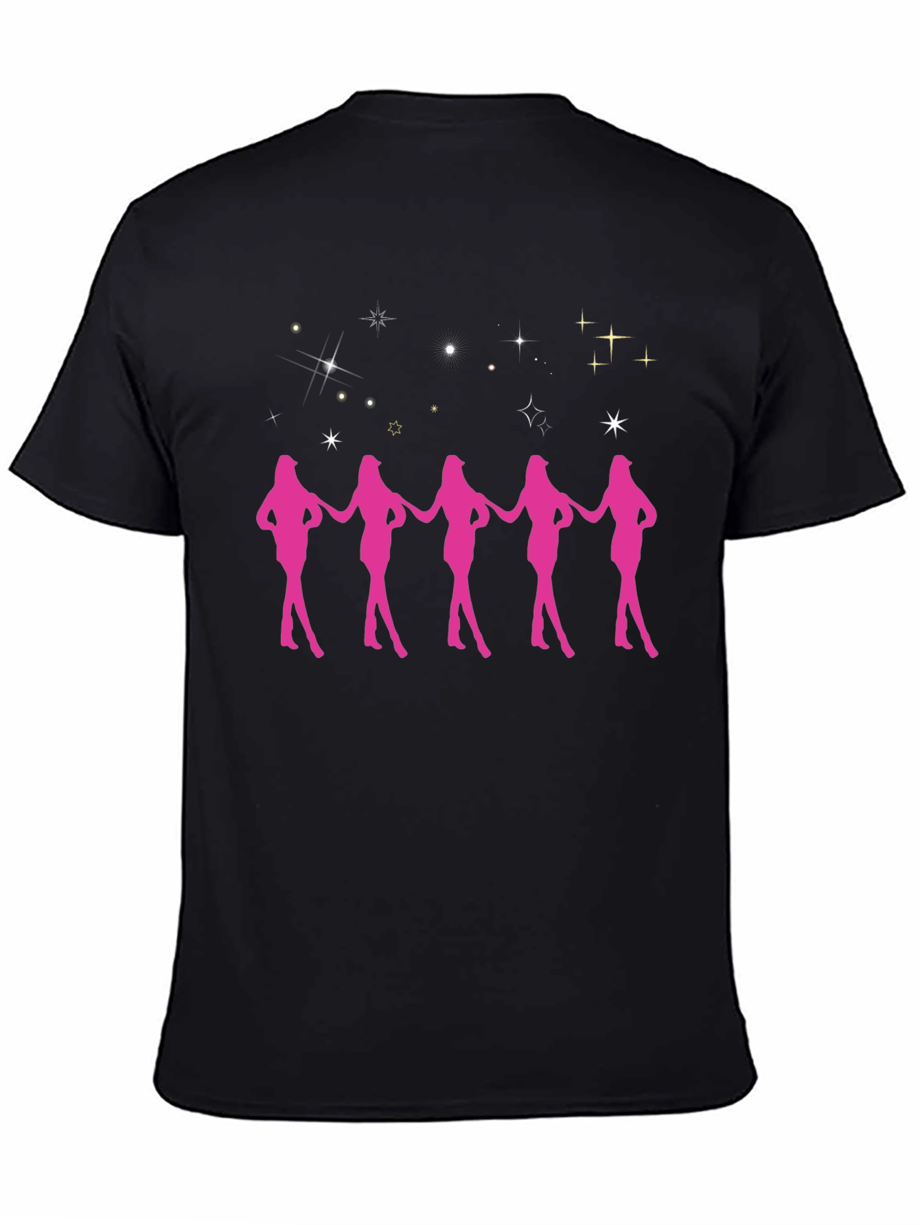 Stars & Silhouette Black T-Shirt