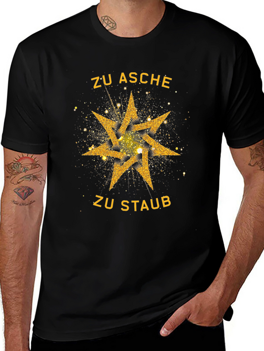 Zu Asche Zu Staub Graphic Tee - Mens Black T-Shirt