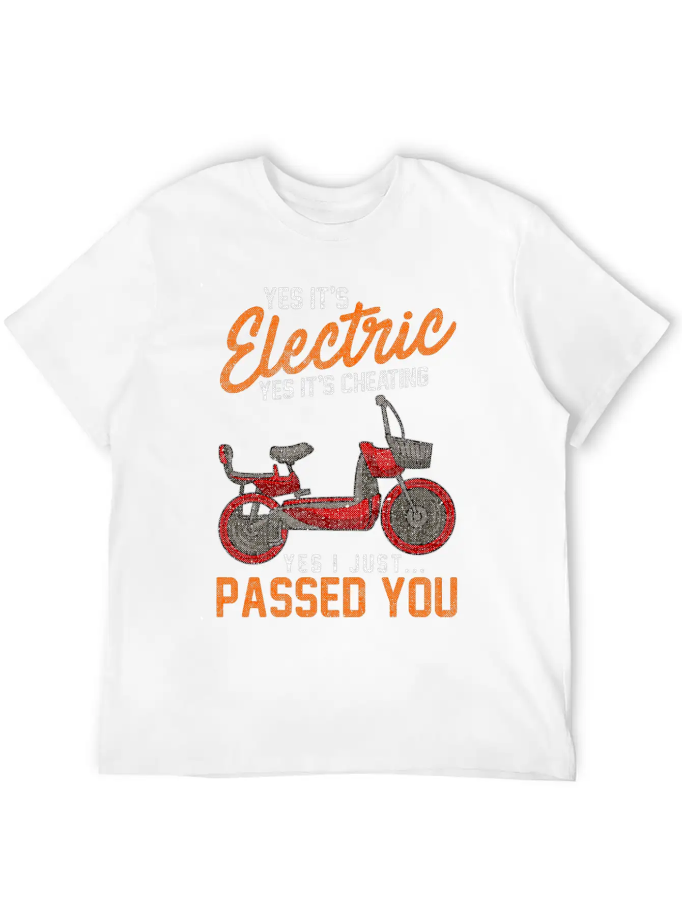Yes It's Electric Yes It's Cheating Lightweight Cotton T-Shirt – Daily Comfort Graphic Shirt