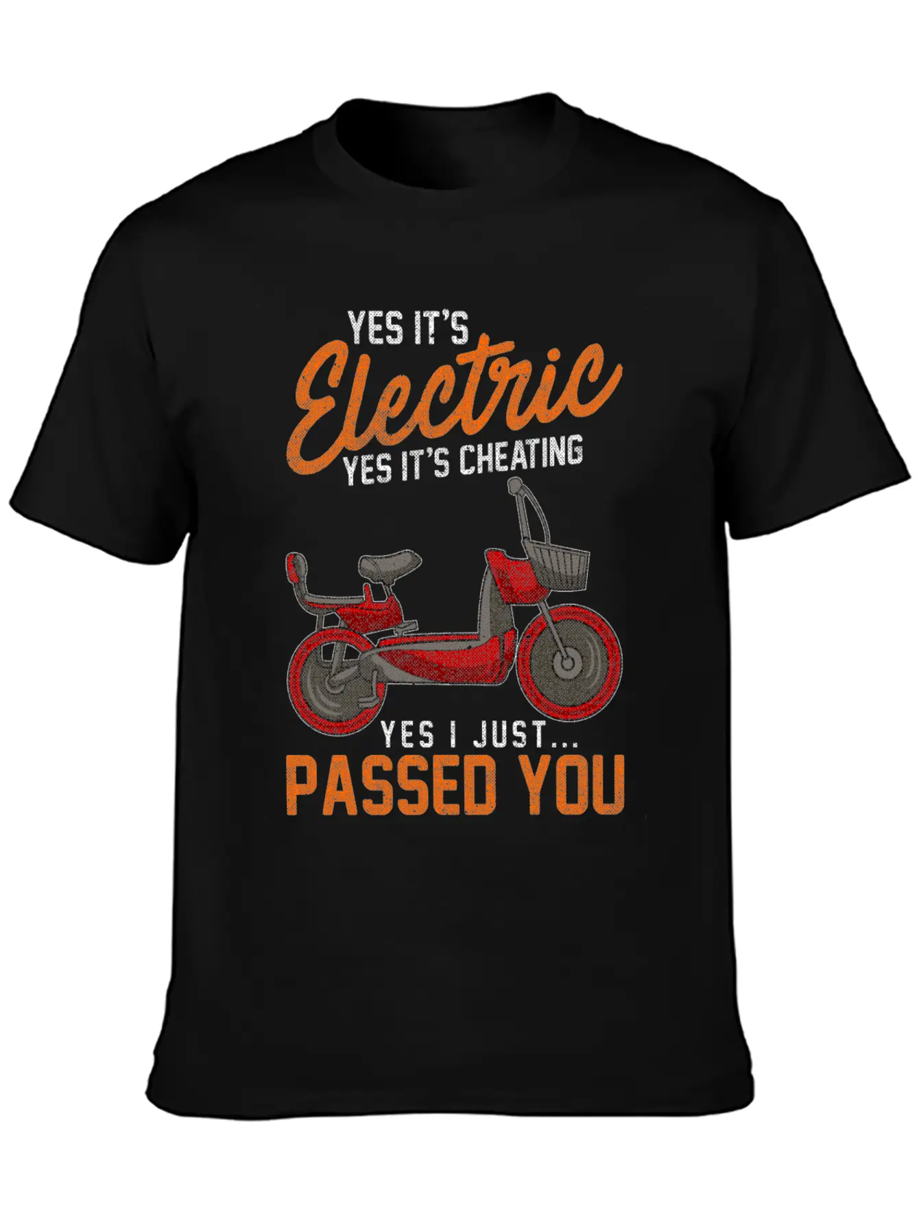 Yes It's Electric Yes It's Cheating Lightweight Cotton T-Shirt – Daily Comfort Graphic Shirt