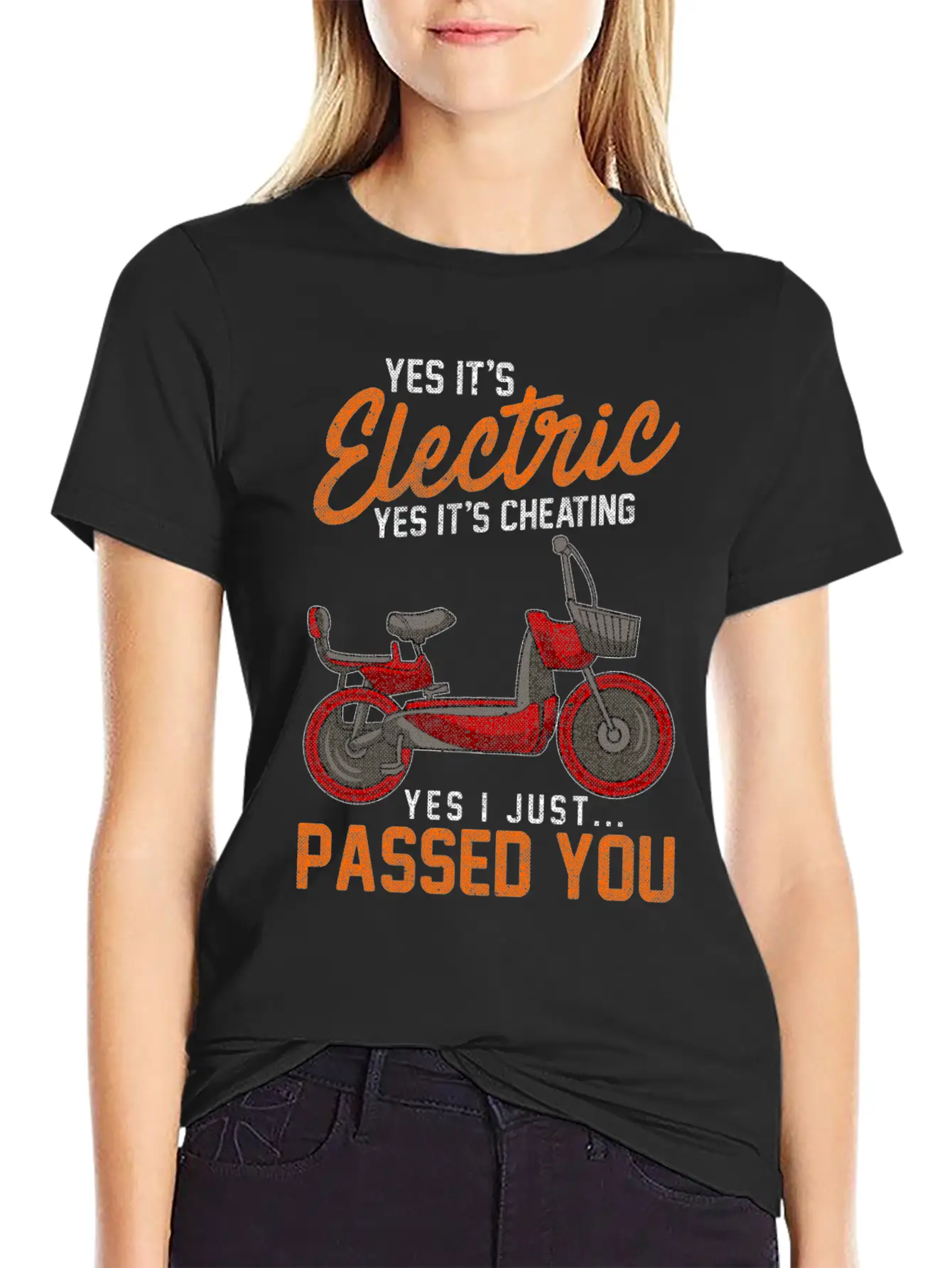 Yes It's Electric Yes It's Cheating Lightweight Cotton T-Shirt – Daily Comfort Graphic Shirt