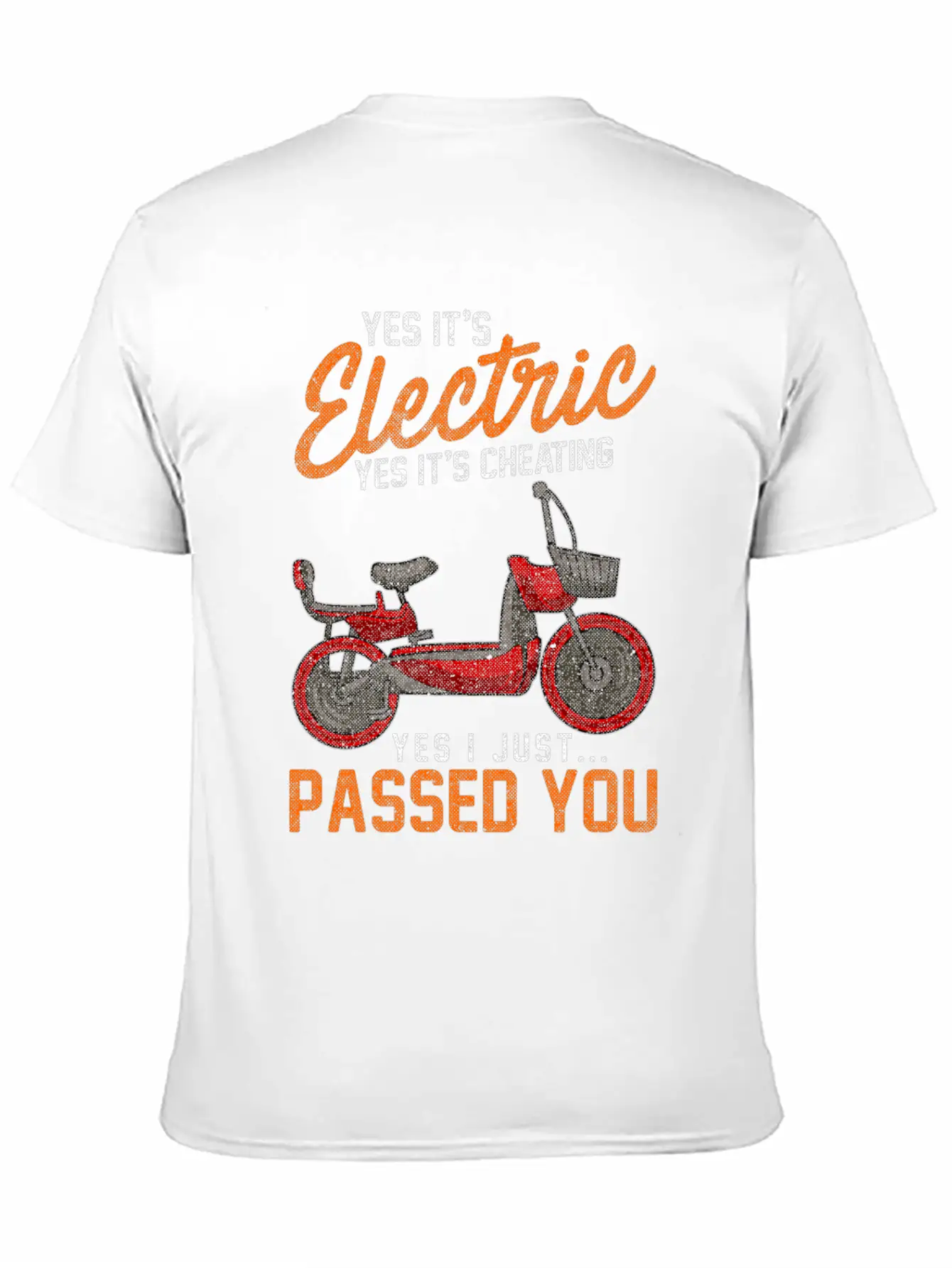 Yes It's Electric Yes It's Cheating Lightweight Cotton T-Shirt – Daily Comfort Graphic Shirt