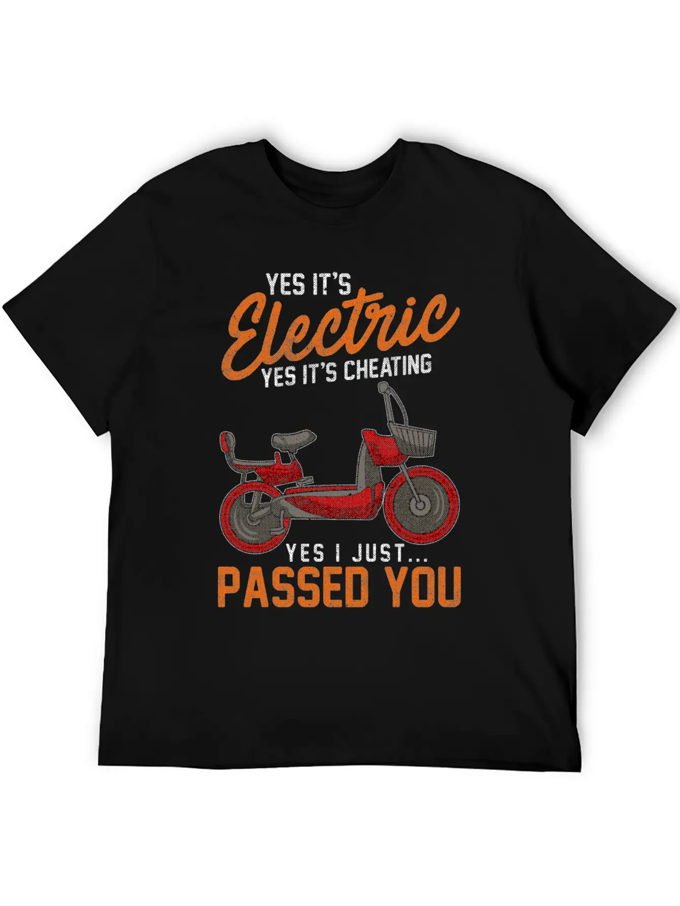 Yes It's Electric Yes It's Cheating Lightweight Cotton T-Shirt – Daily Comfort Graphic Shirt