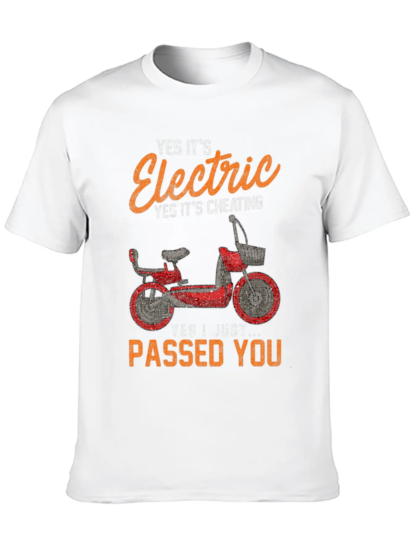 Yes It's Electric Yes It's Cheating Lightweight Cotton T-Shirt – Daily Comfort Graphic Shirt