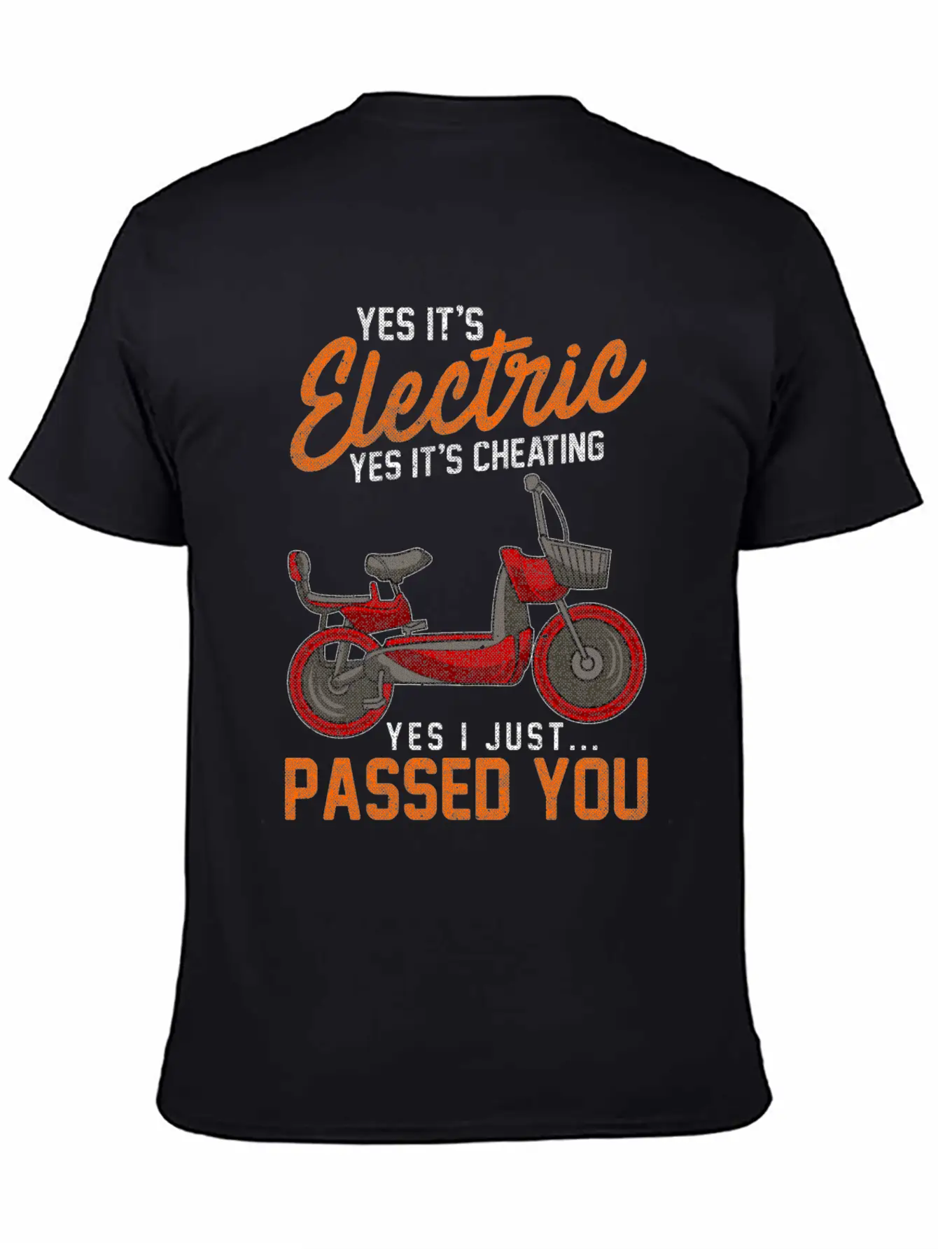 Yes It's Electric Yes It's Cheating Lightweight Cotton T-Shirt – Daily Comfort Graphic Shirt