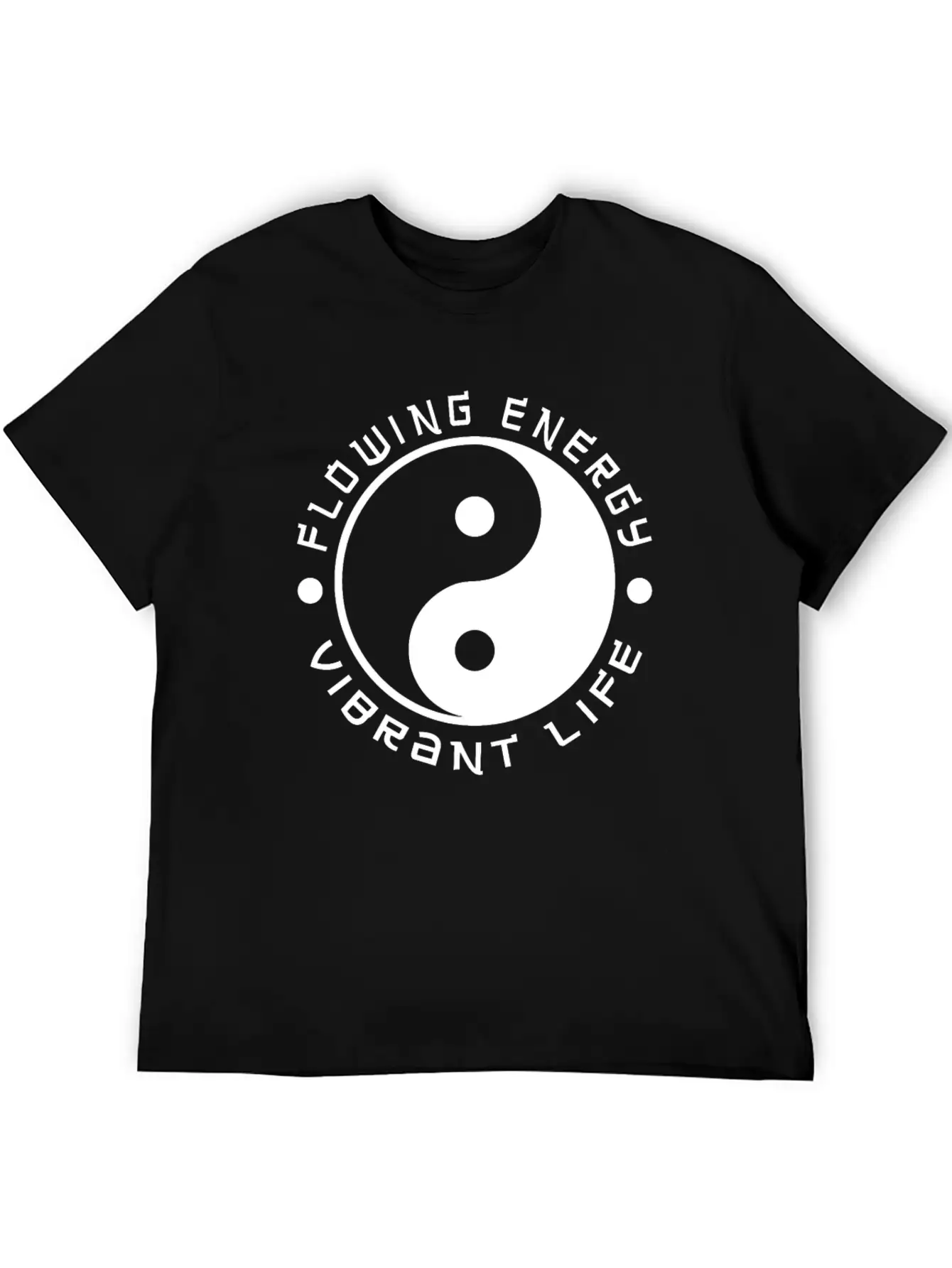 Yin Yang Quote Love Traditional Chinese Lightweight Cotton T-Shirt – Daily Comfort Graphic Shirt