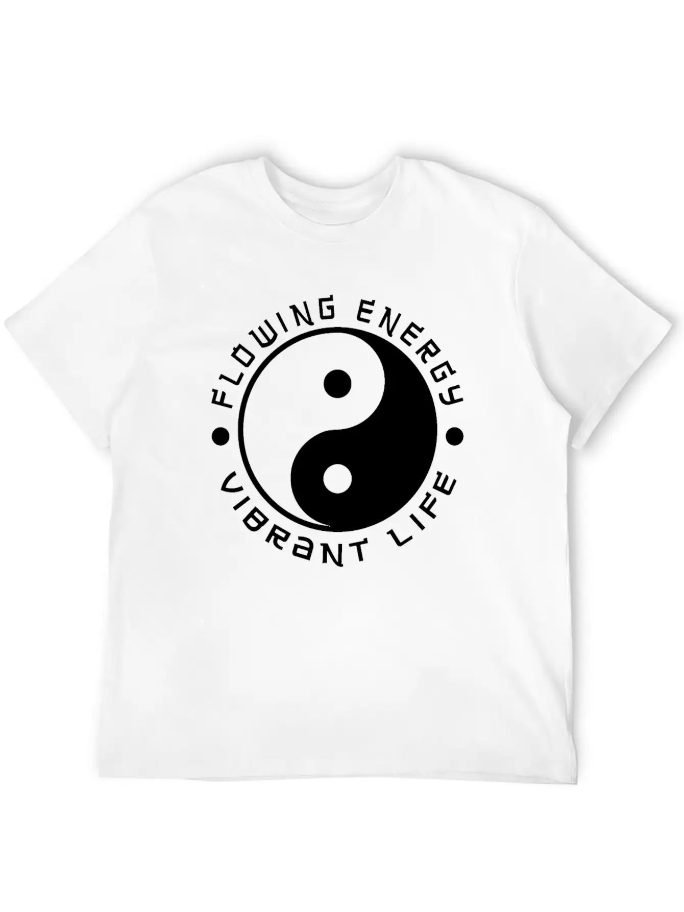 Yin Yang Quote Love Traditional Chinese Lightweight Cotton T-Shirt – Daily Comfort Graphic Shirt