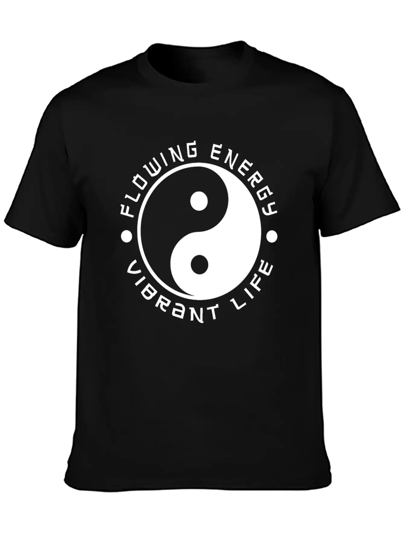 Yin Yang Quote Love Traditional Chinese Lightweight Cotton T-Shirt – Daily Comfort Graphic Shirt