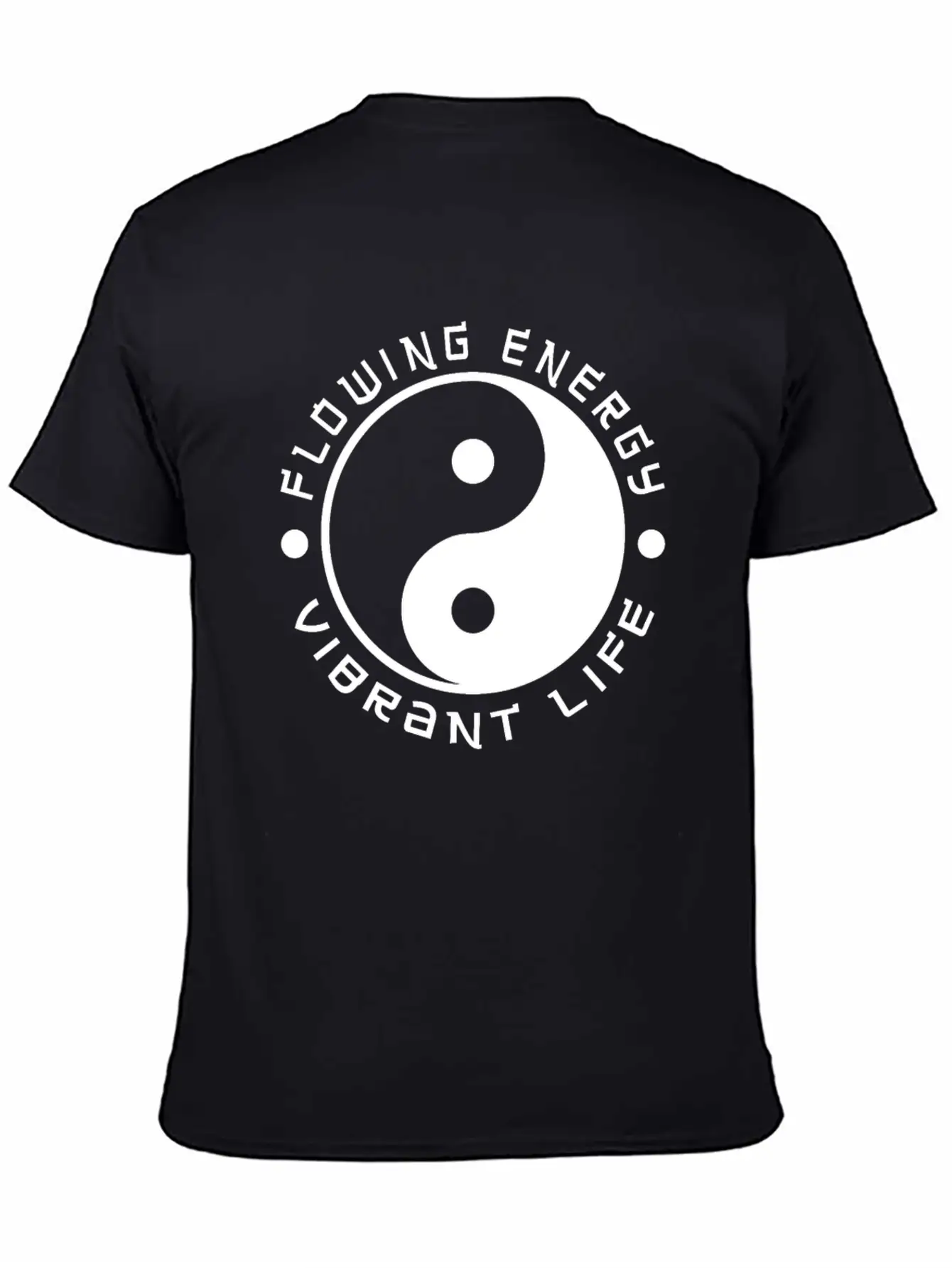 Yin Yang Quote Love Traditional Chinese Lightweight Cotton T-Shirt – Daily Comfort Graphic Shirt