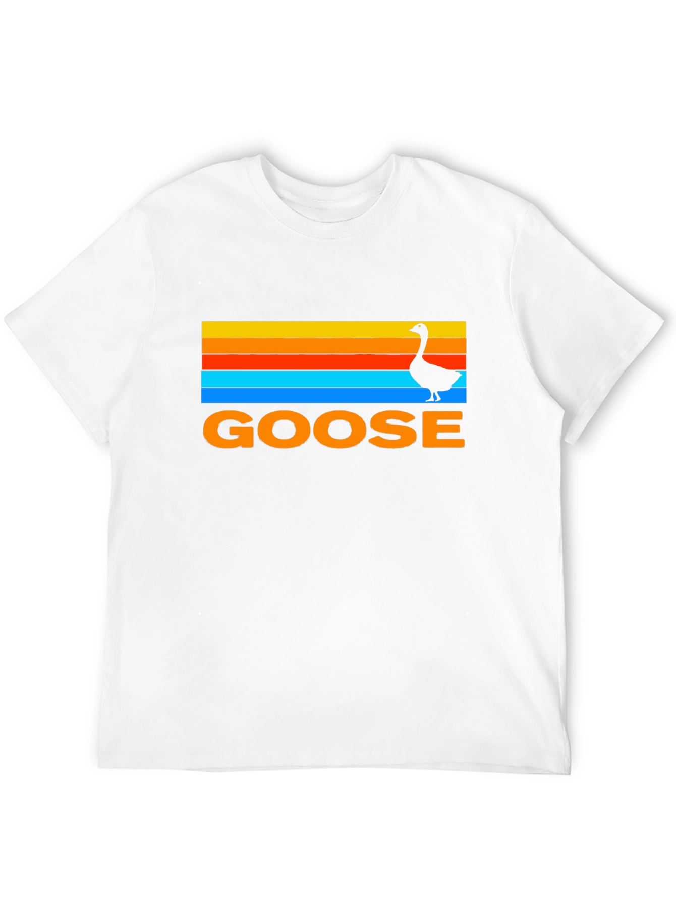 Retro Goose T-Shirt - Sunset Graphic Tee