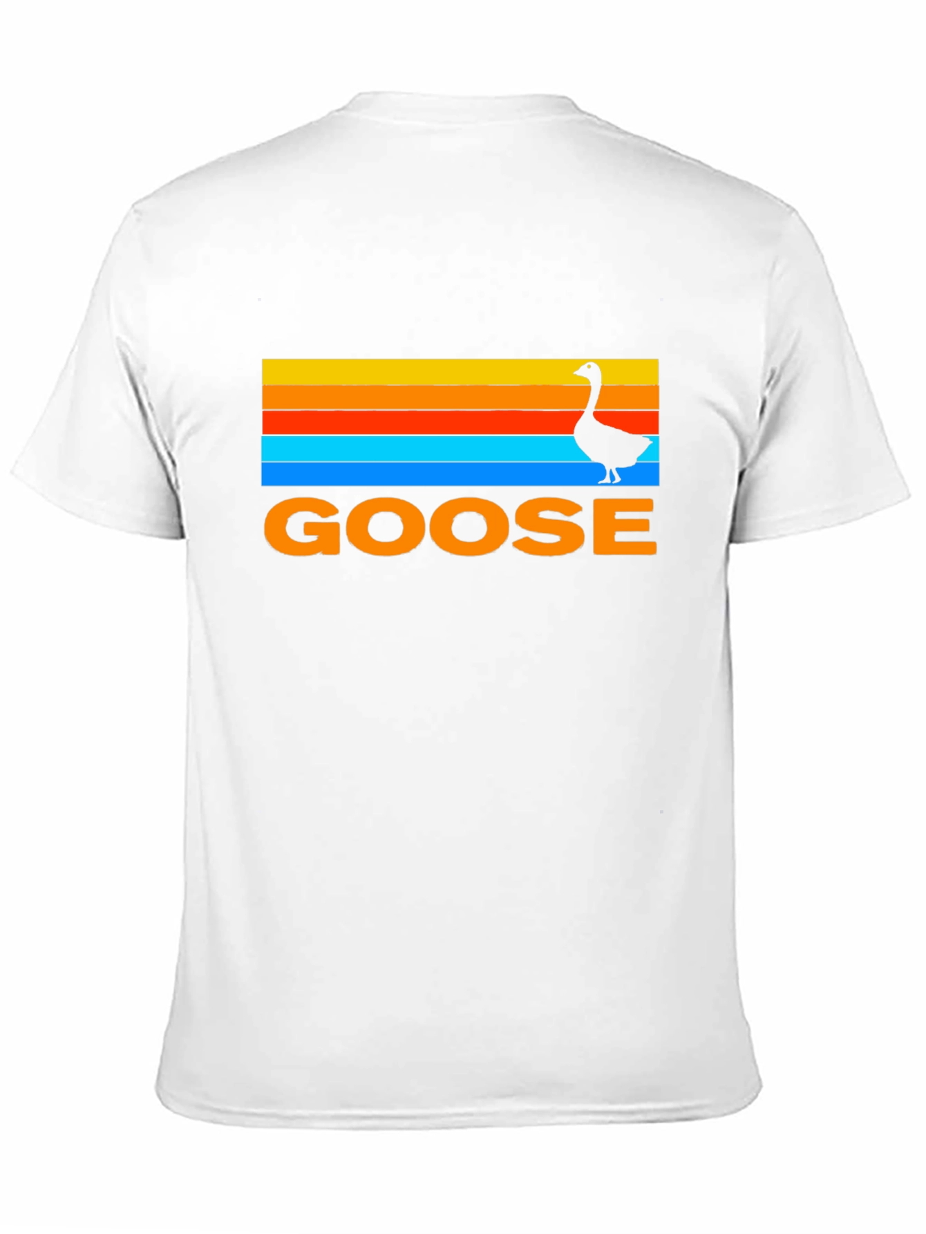 Retro Goose T-Shirt - Sunset Graphic Tee