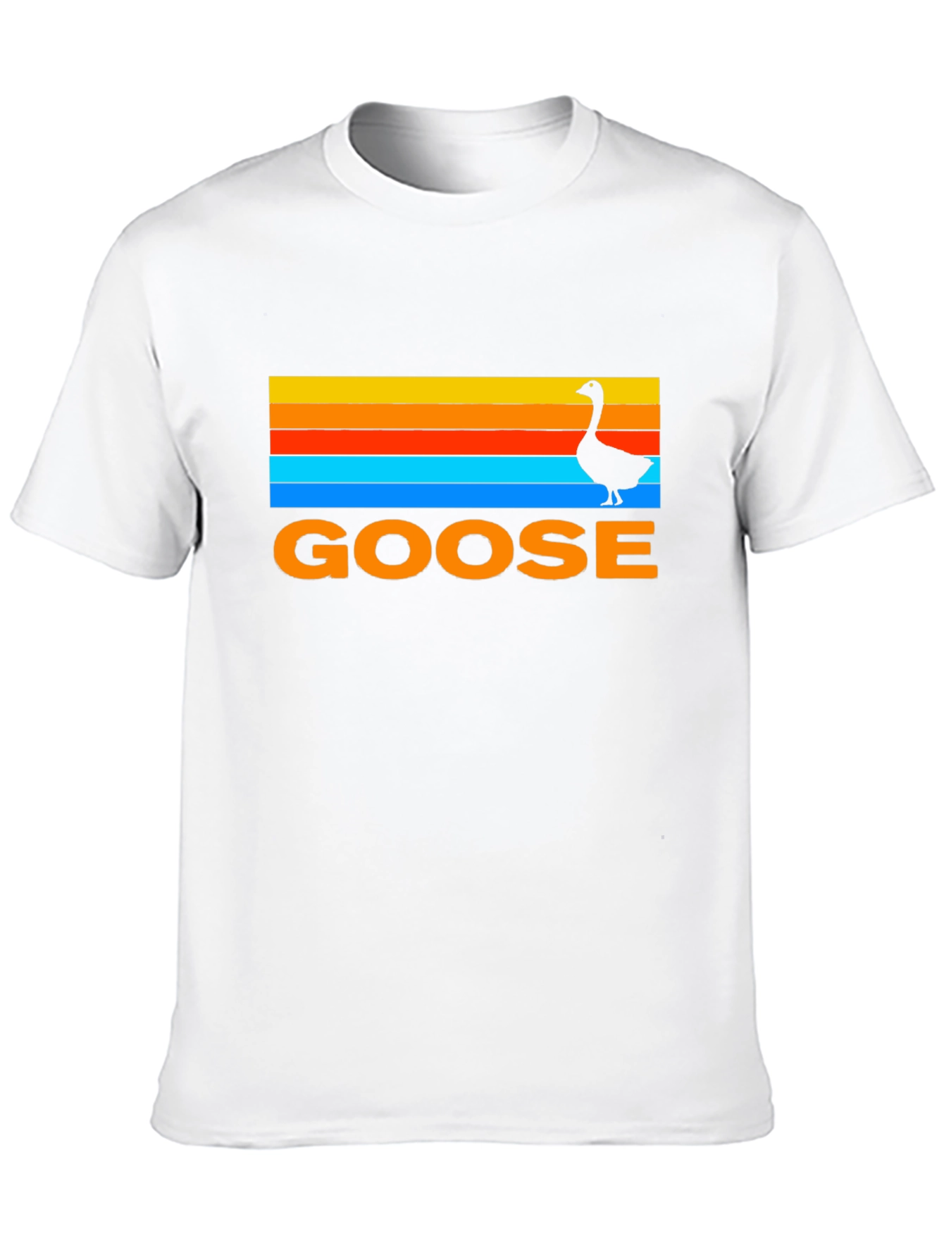 Retro Goose T-Shirt - Sunset Graphic Tee