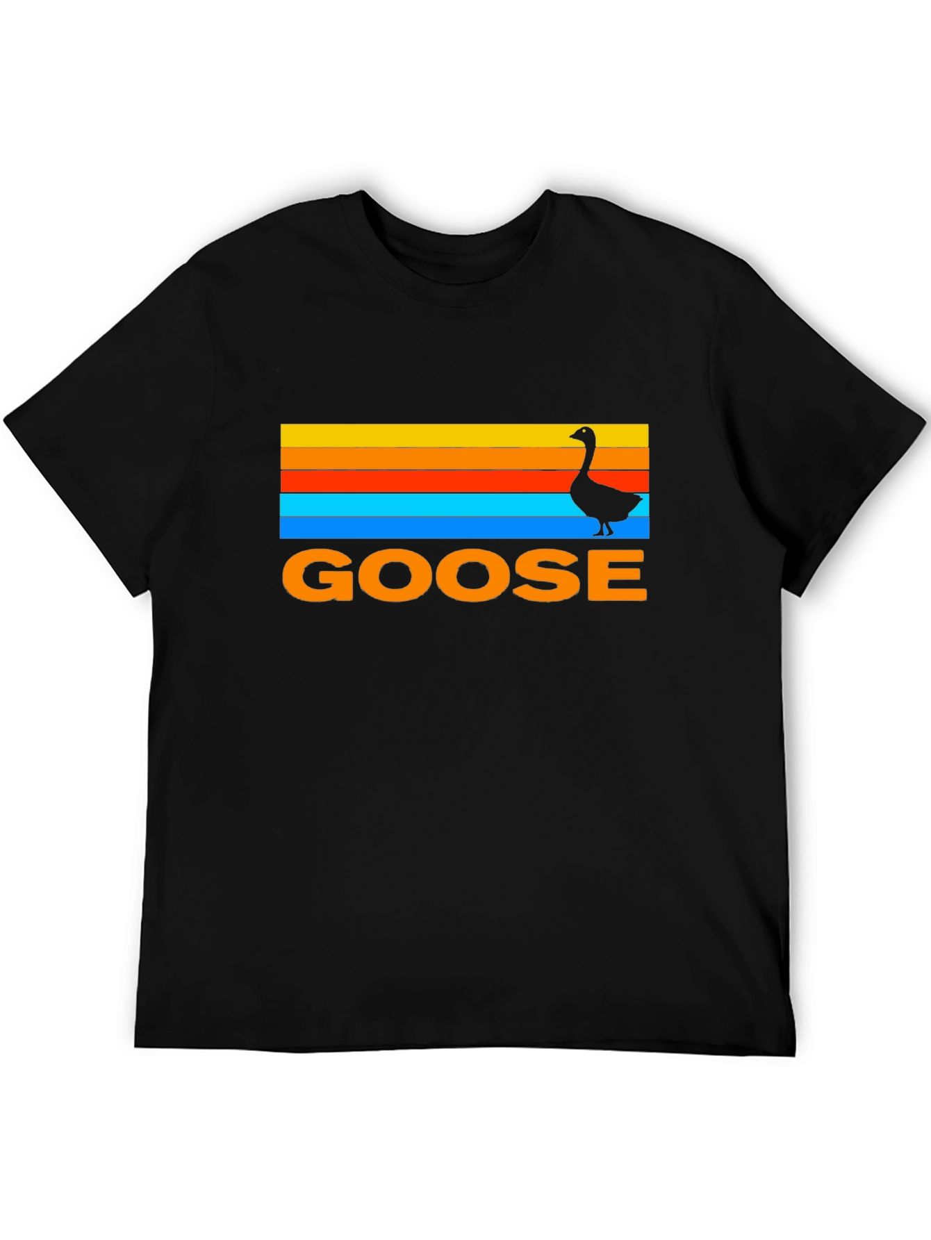 Retro Goose T-Shirt - Sunset Graphic Tee